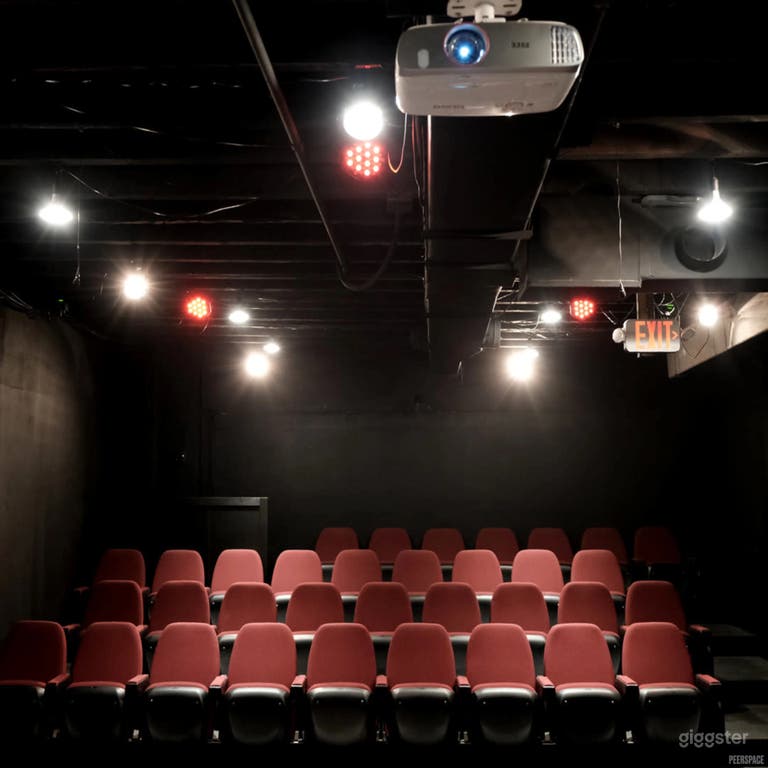  50-seat capacity: 34 seats with room for 1 or 2 rows of 8 stacking chairs 