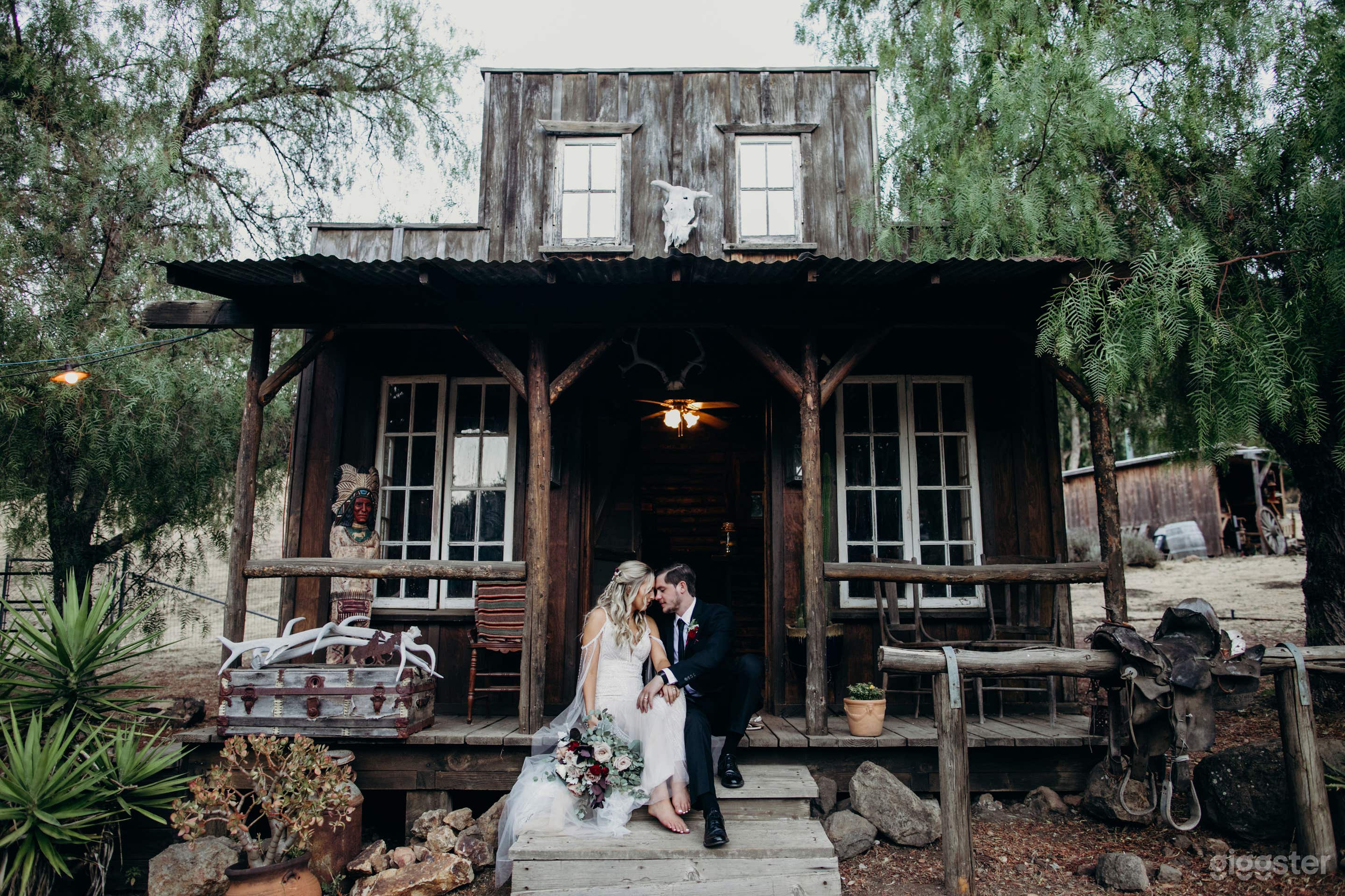 Our saloon located at the front of the ranch is the perfect photo opportunity for your event.