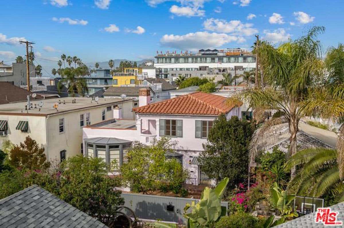 Aerial view of house