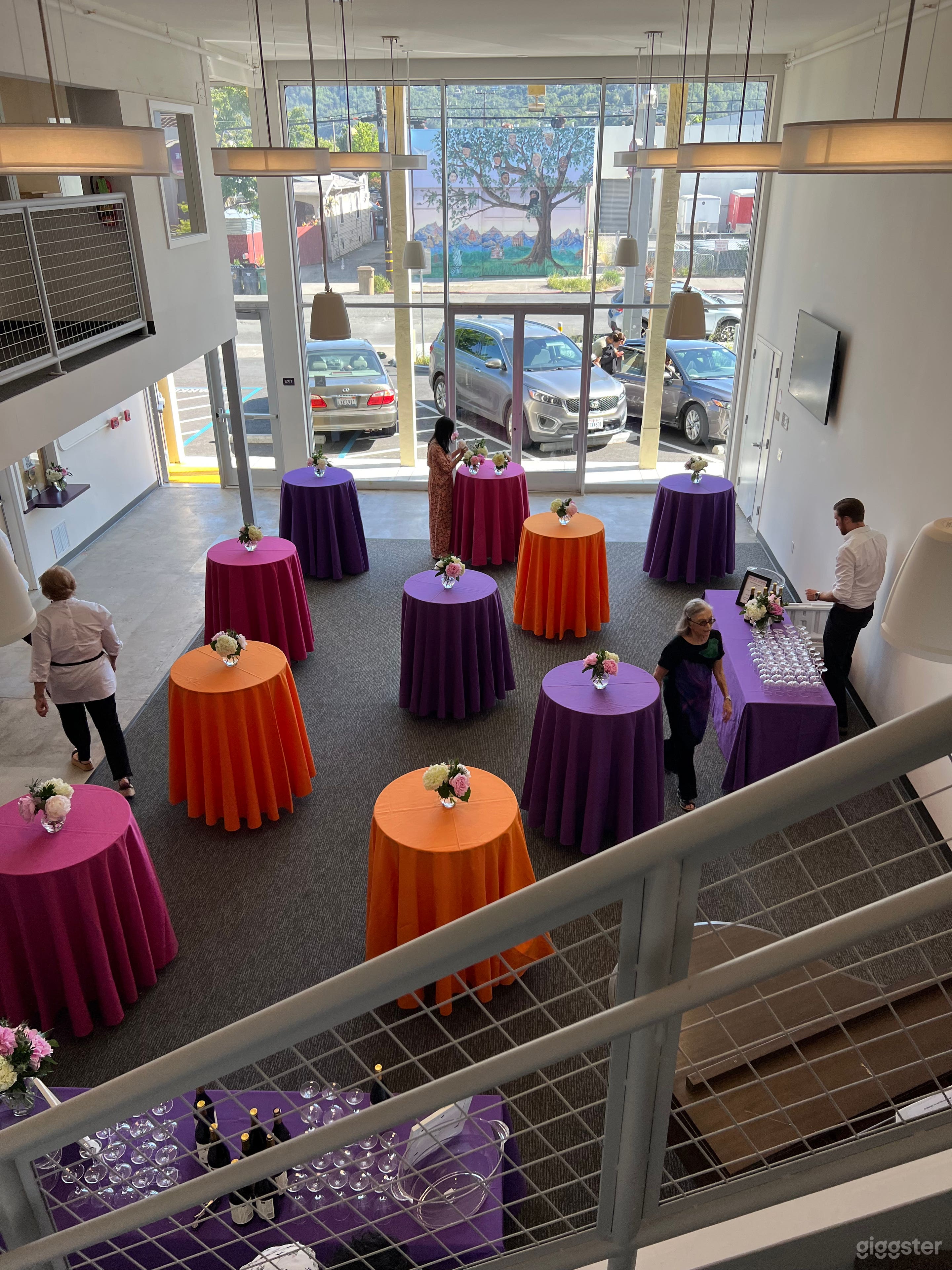 Lobby during an event