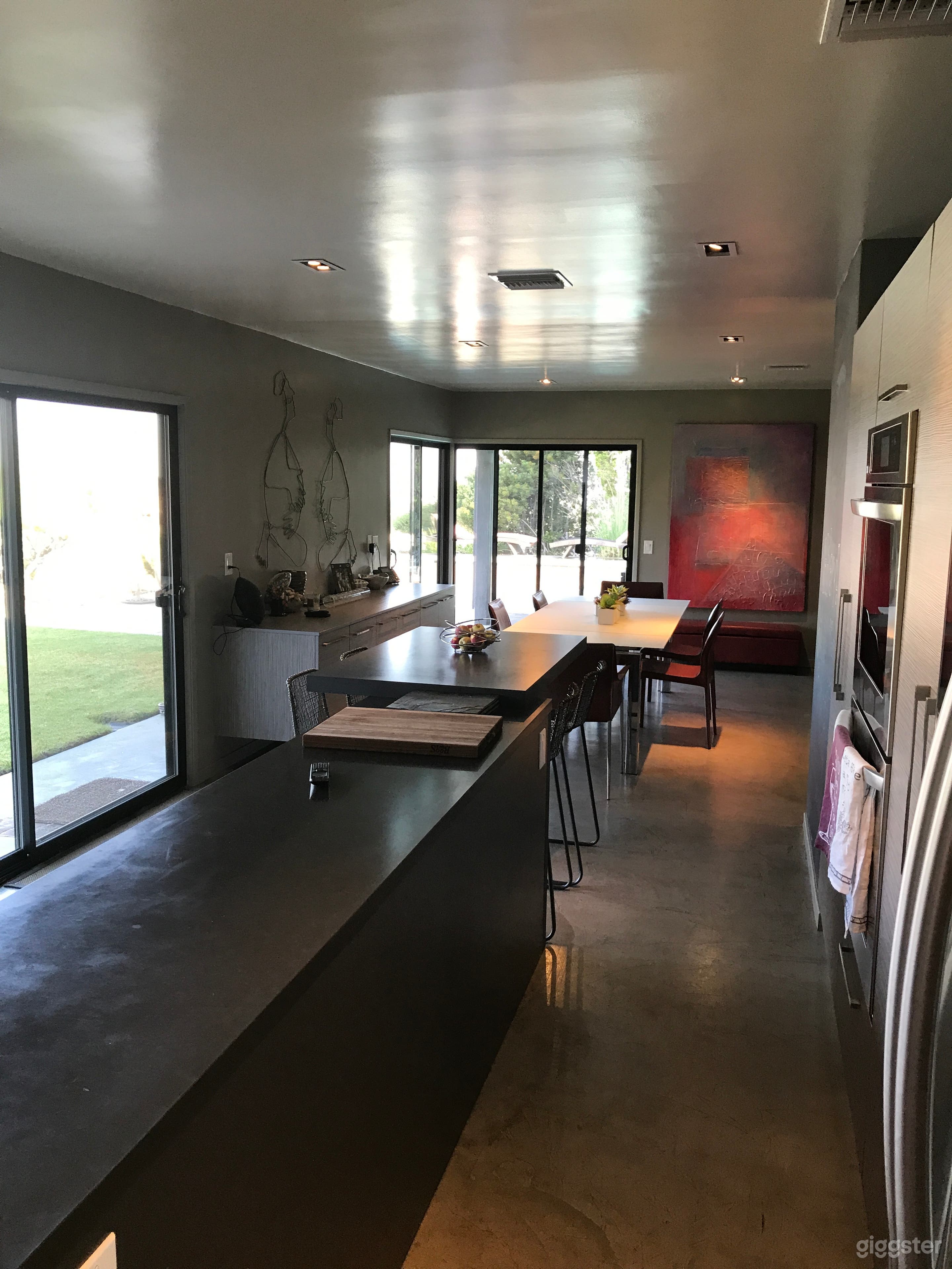 kitchen and family dining