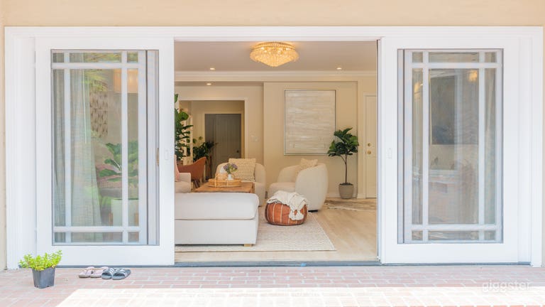  LA French Modern Bright Boho Beveled-Glass House 