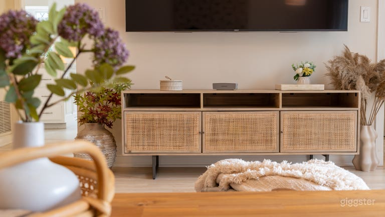  LA French Modern Bright Boho Beveled-Glass House 