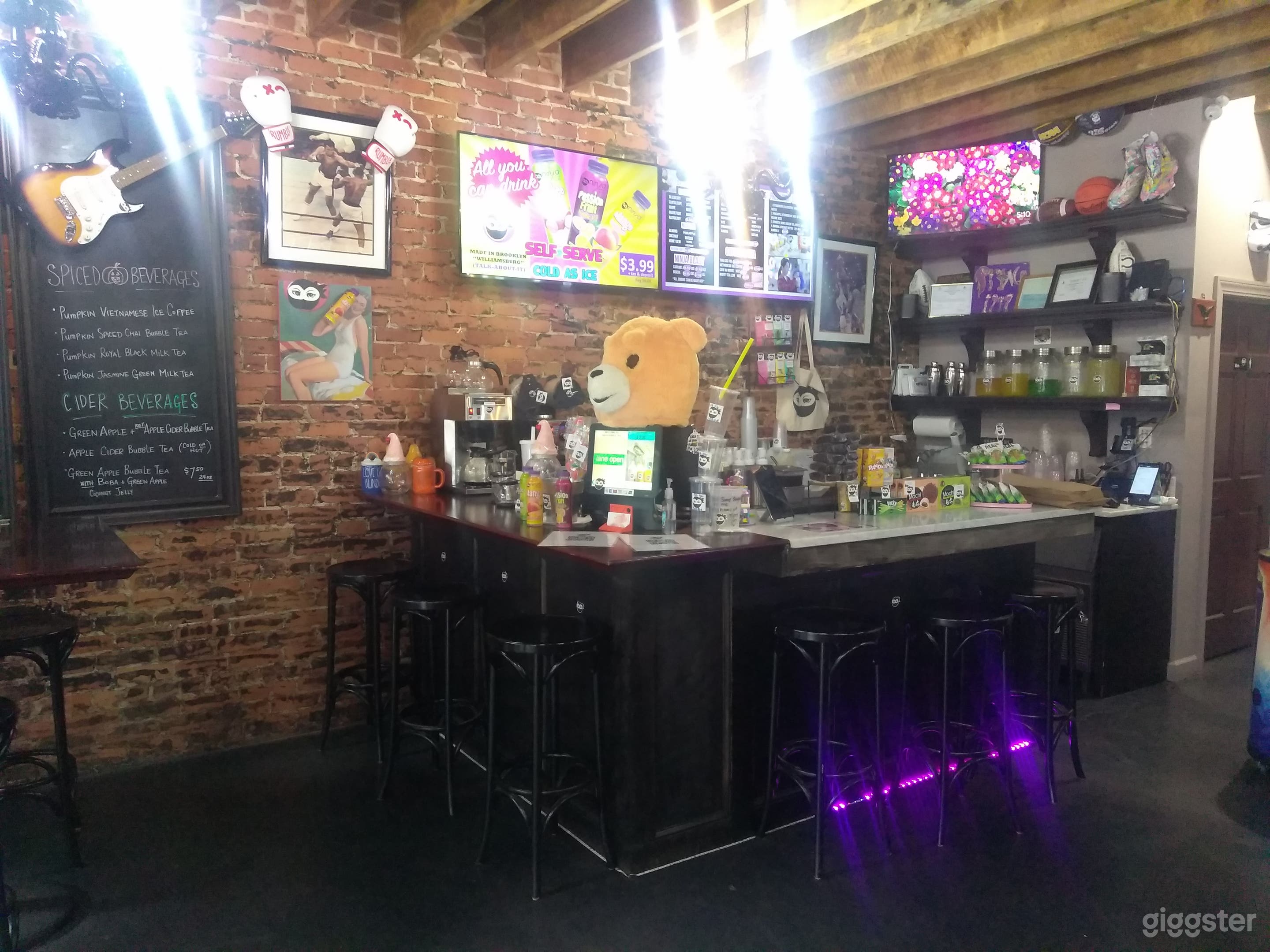 Bubble Tea Bar area zone 3