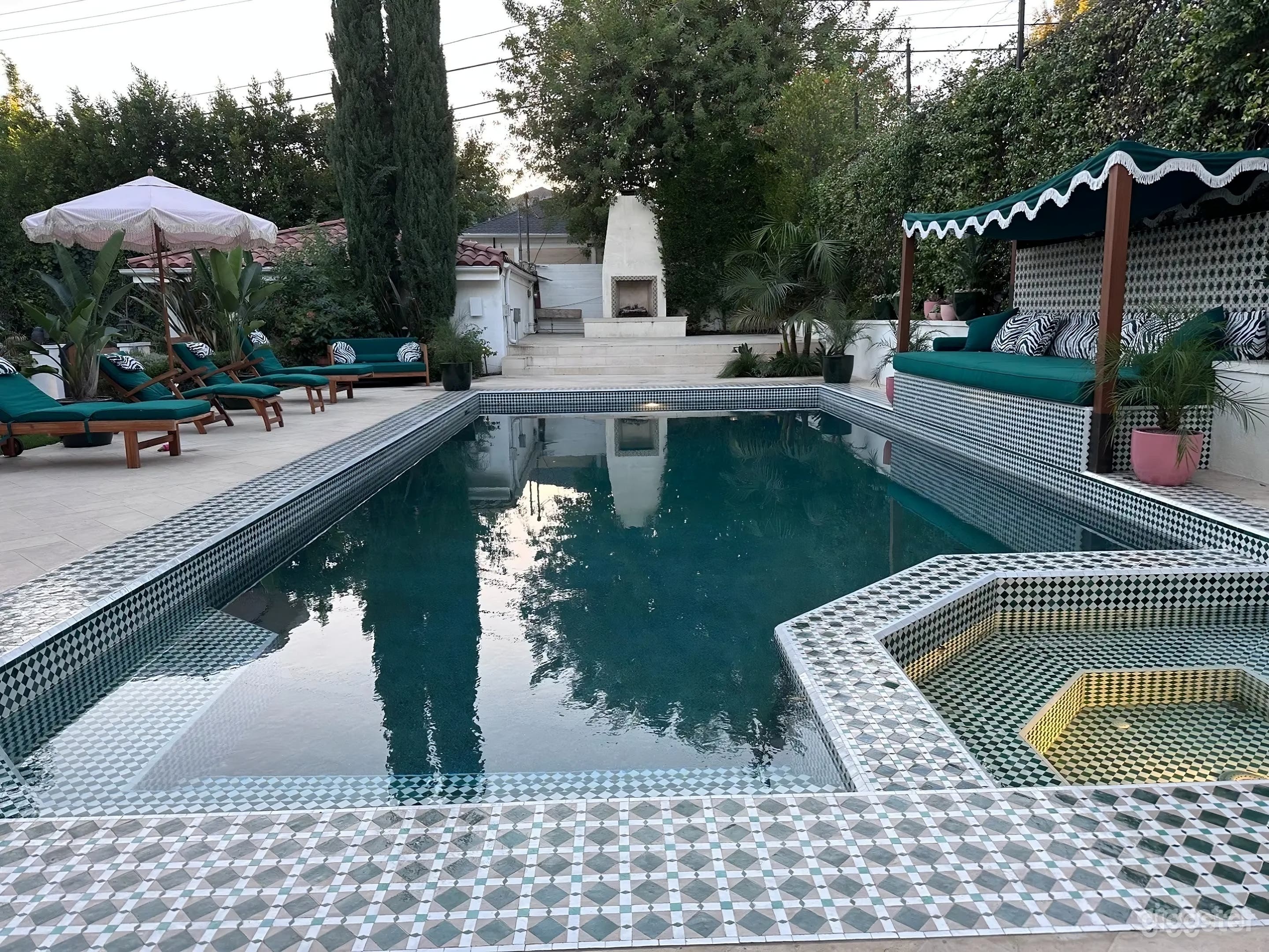 VINTAGE SPANISH OUTDOOR POOL Photo 3