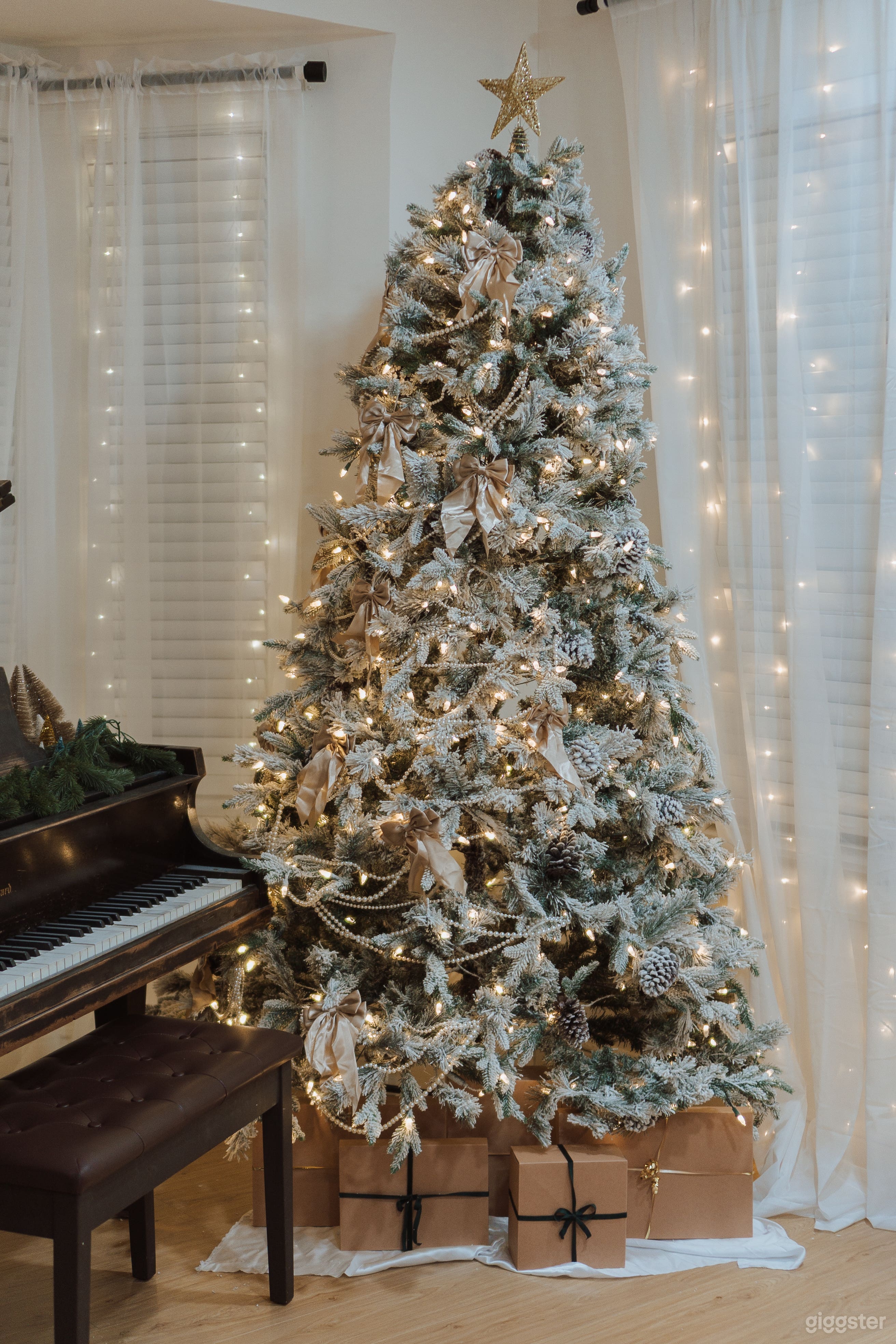 Natural Light Studio with Piano & Photo Backdrops Photo 3
