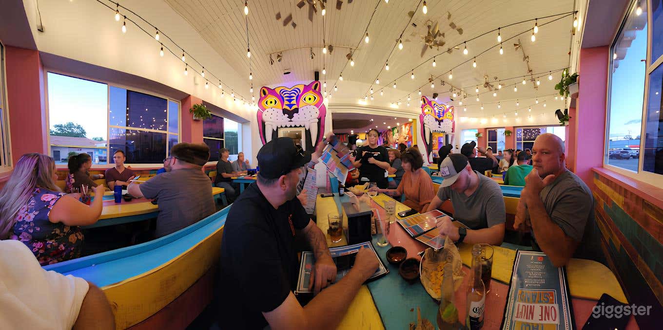 Vibrant Artsy Mexican Bar and Restaurant Patio Photo 3