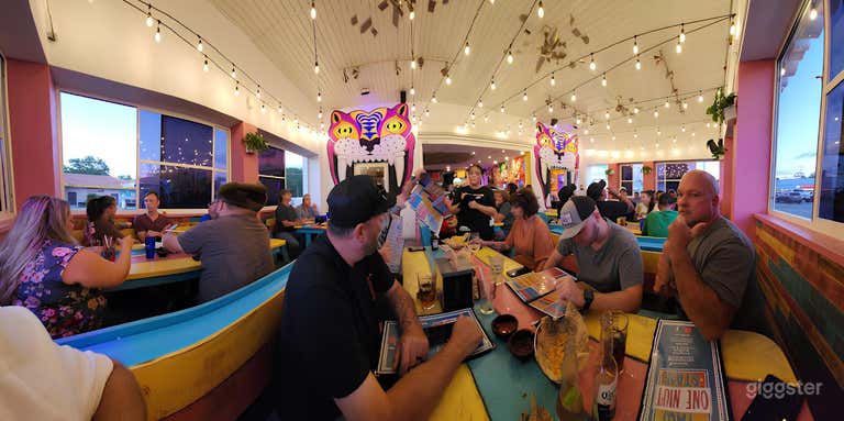  Vibrant Artsy Mexican Bar and Restaurant Patio 