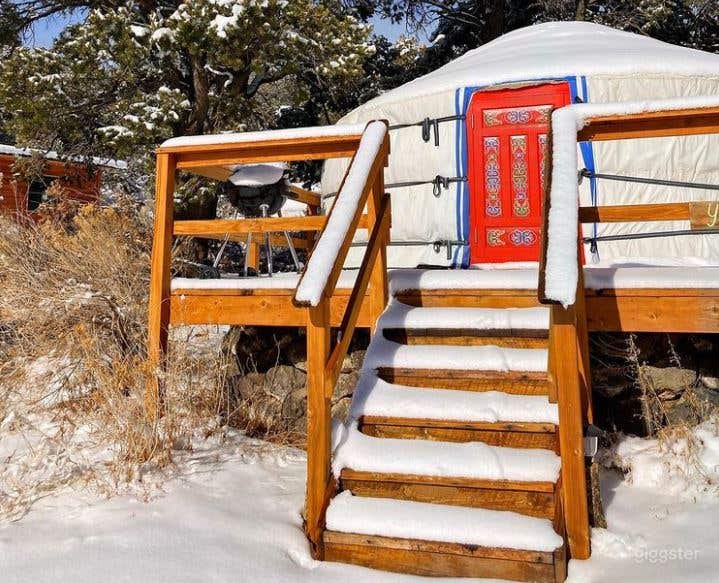 Unique Yurts with Colorful Design Photo 1
