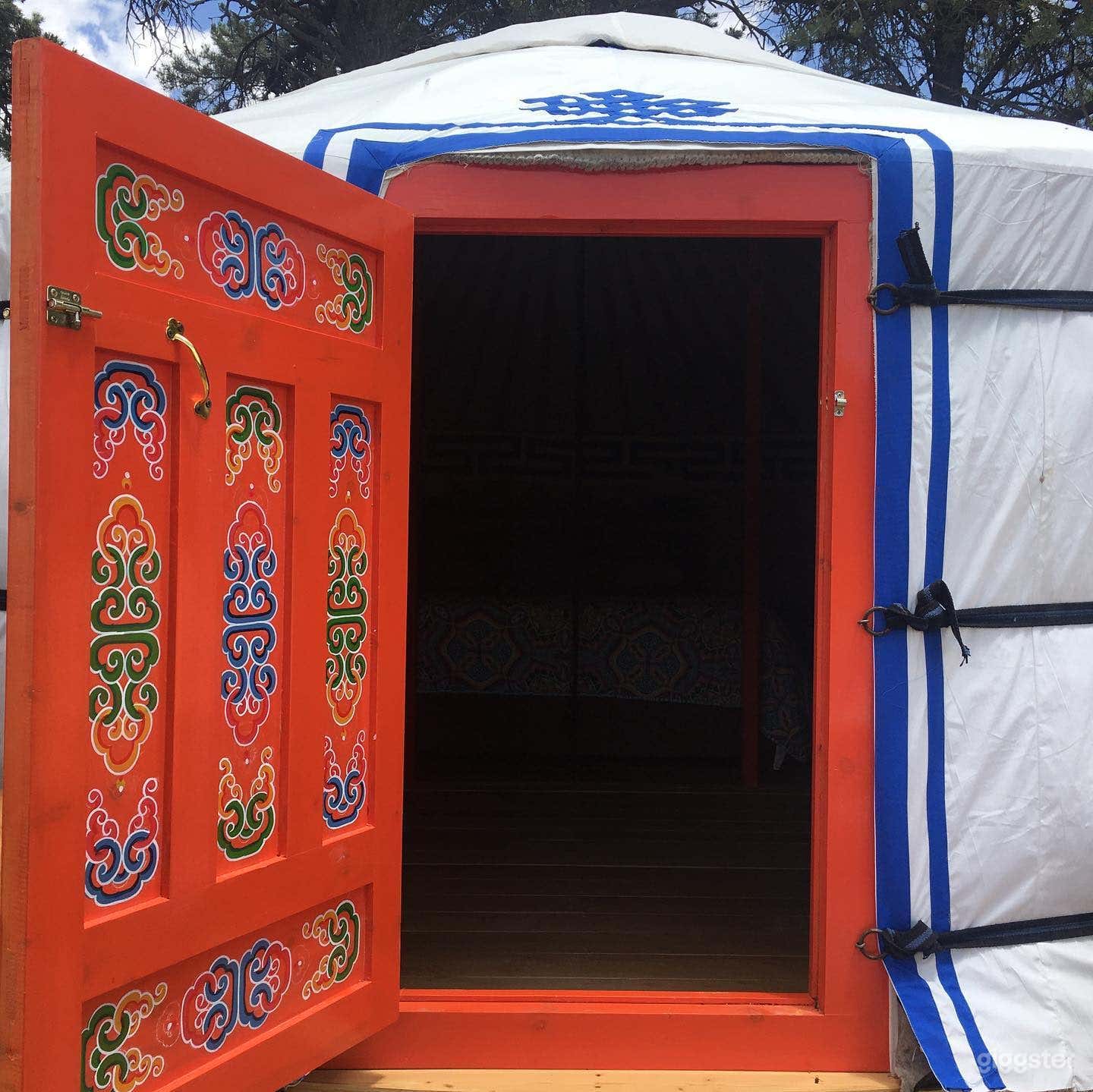 Unique Yurts with Colorful Design Photo 3