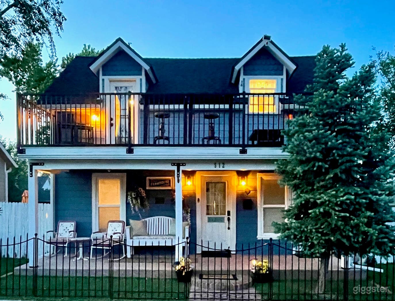 Front View of Farmhouse