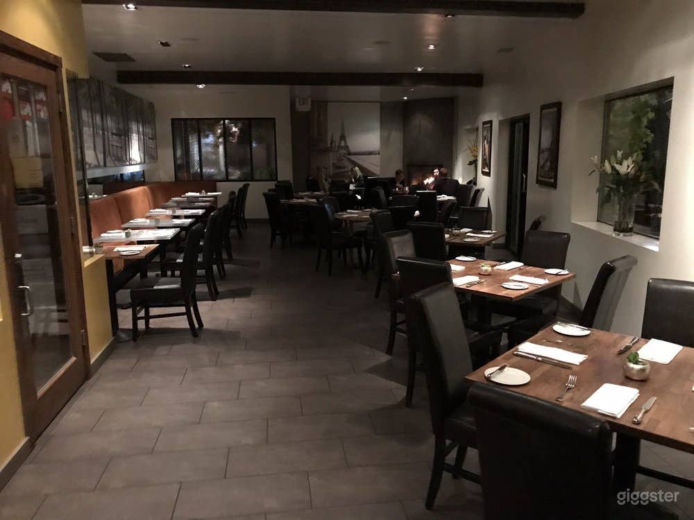 Cozy Private Dining Room with Fireplace Photo 4