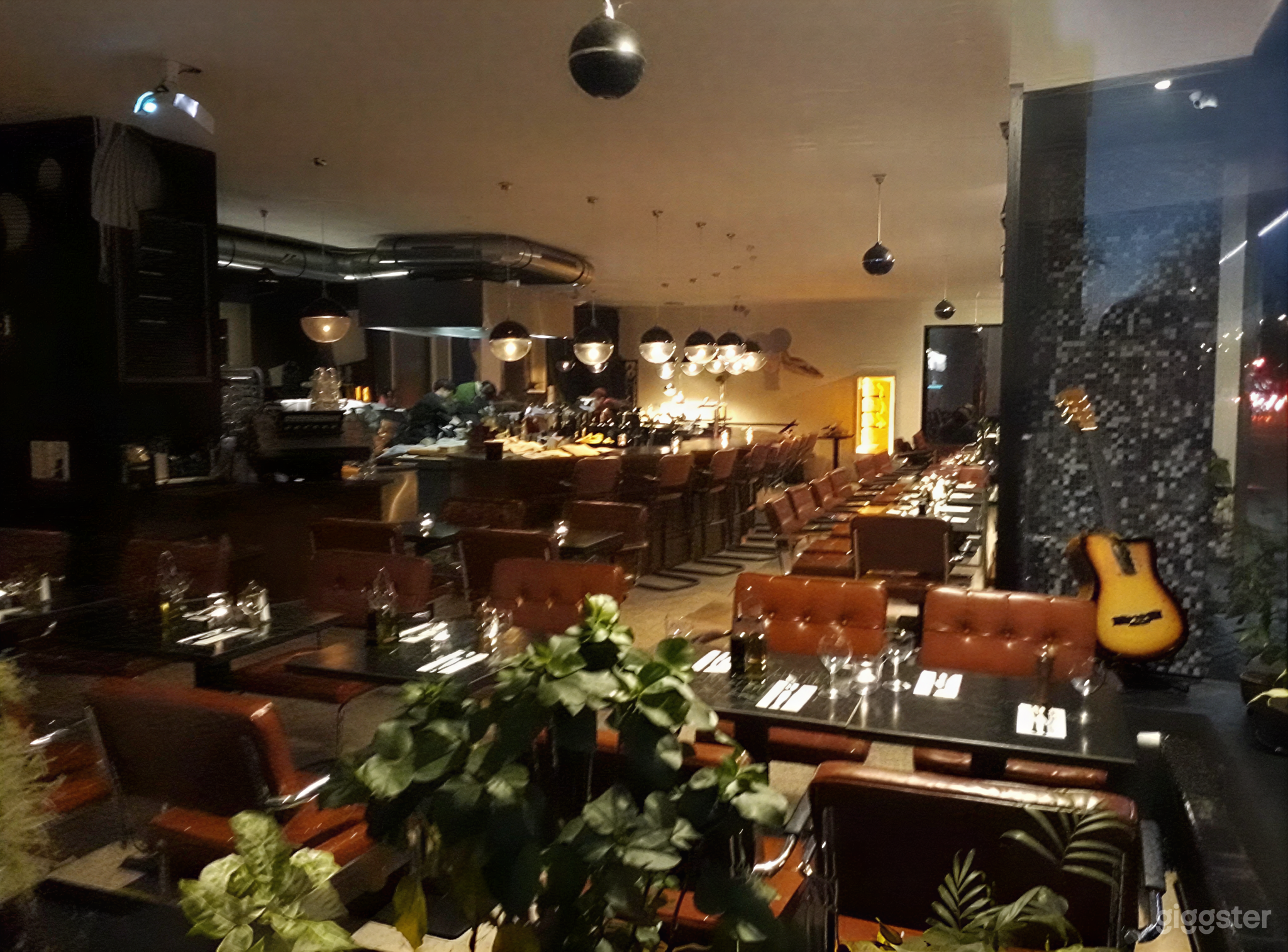 Vintage Diner Stil Raum für private Partys & Filmaufnahmen Foto 1