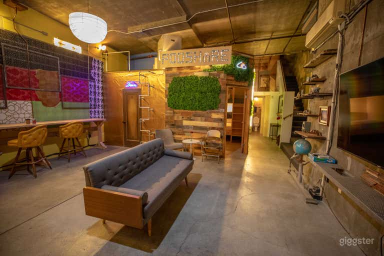  Living room soon as you walk down from the lobby stairs 