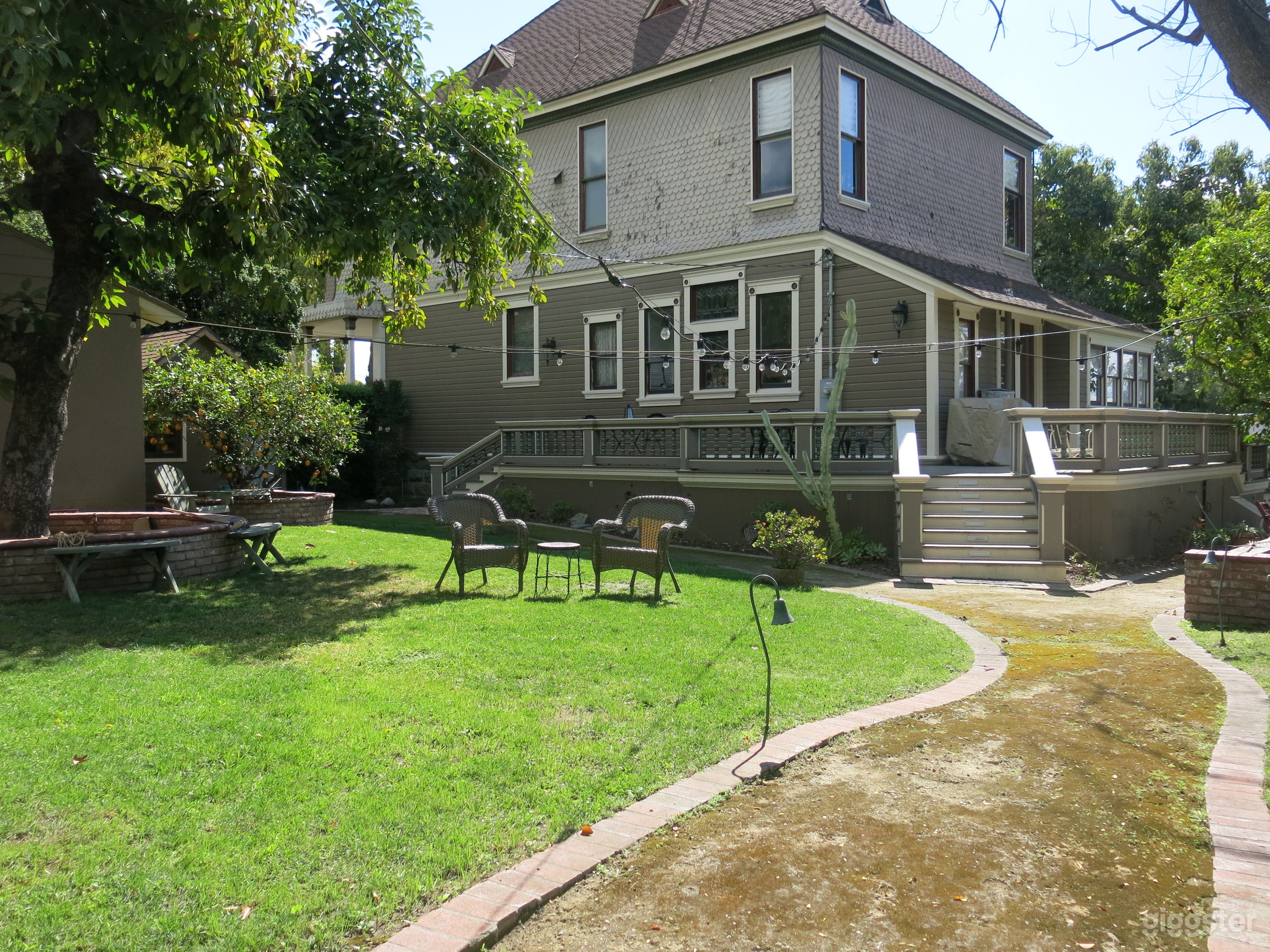 Enchanting Victorian Era Backyard Photo 3