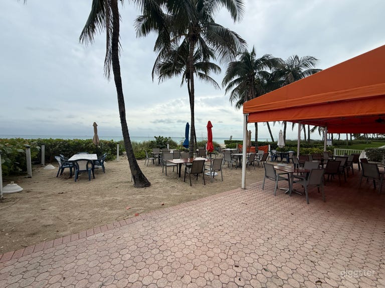  Ocean Luxury Beach Restaurant for Productions 