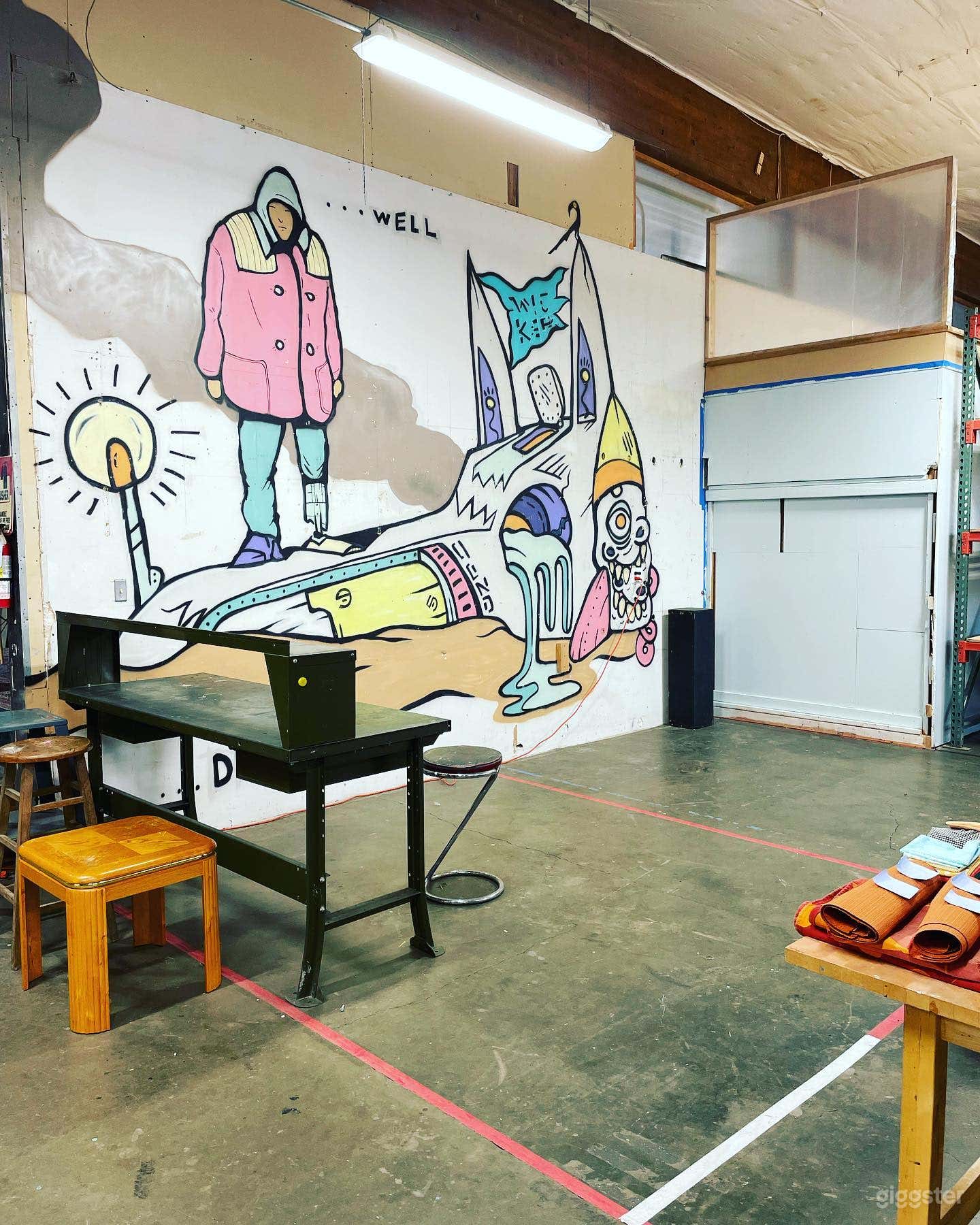 Studio Space and Collaborative Mural
