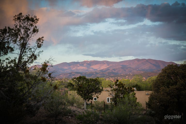  amazing view of the mountains and the city of Santa fe 