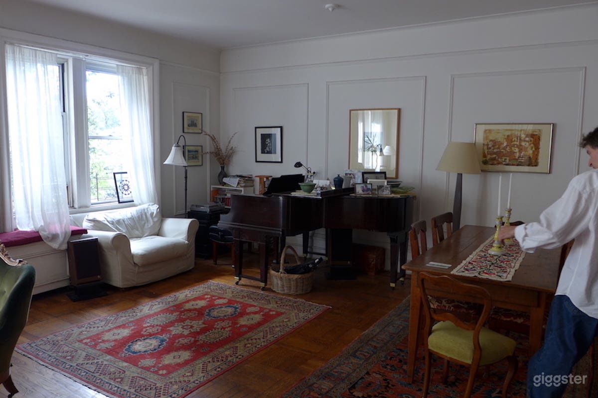 Pre-War Upper West Side Apartment with Musical Instruments Photo 1