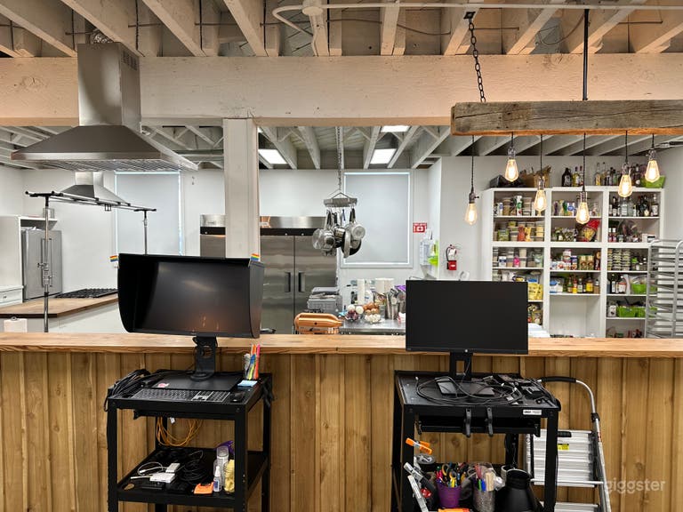  Open production studio facing towards production kitchens 