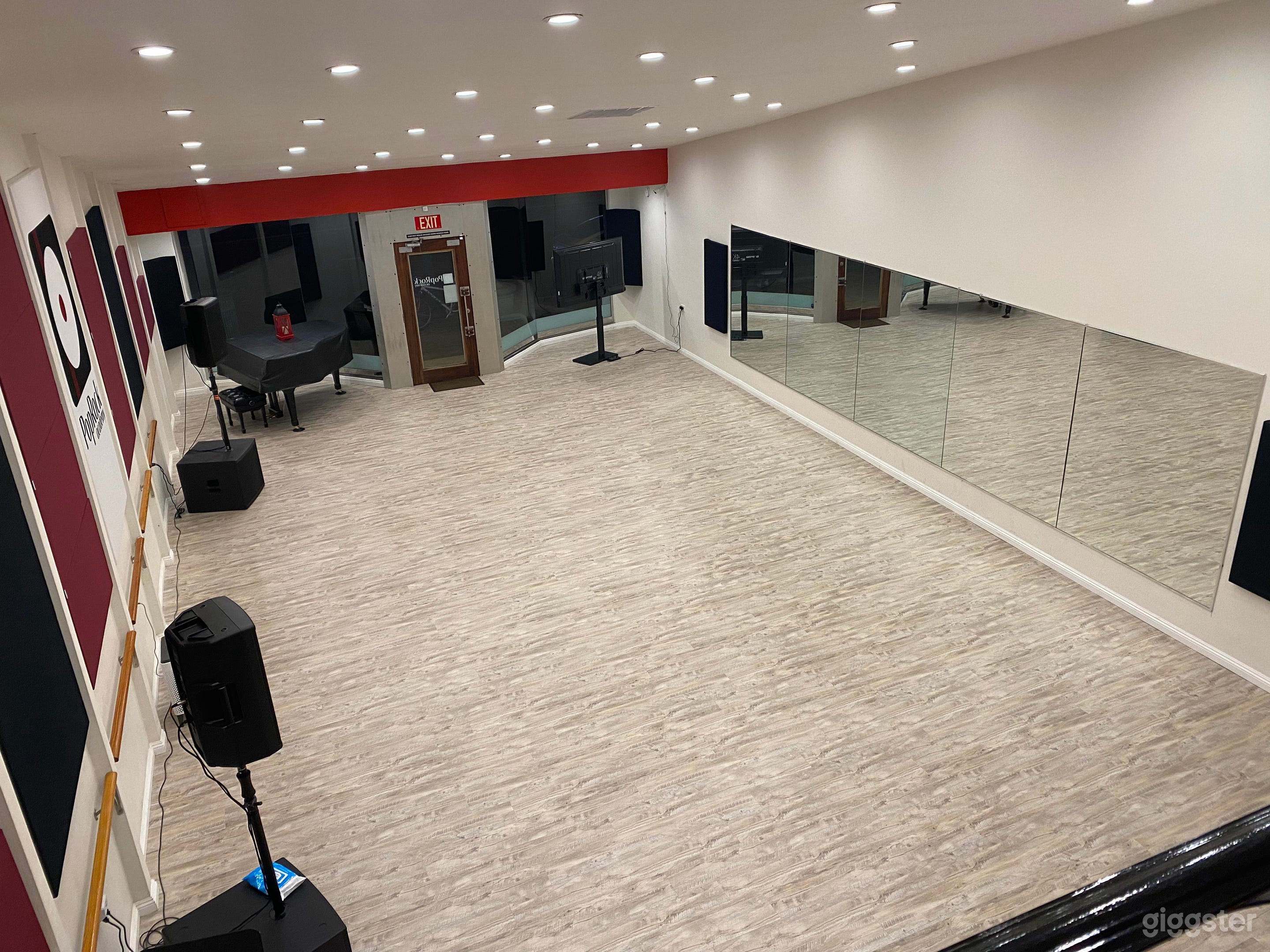 Dance studio (from balcony)