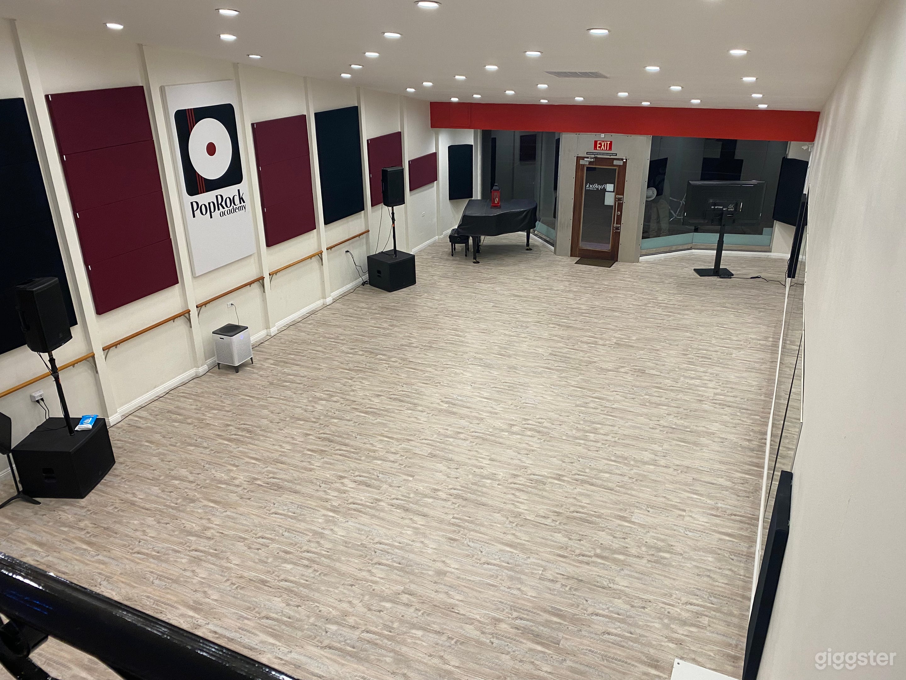 Dance studio (from balcony)