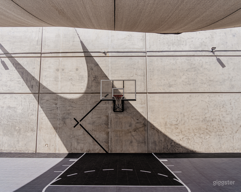  Outdoor basketball area. 2 batting cages (not pictured) also attached. 