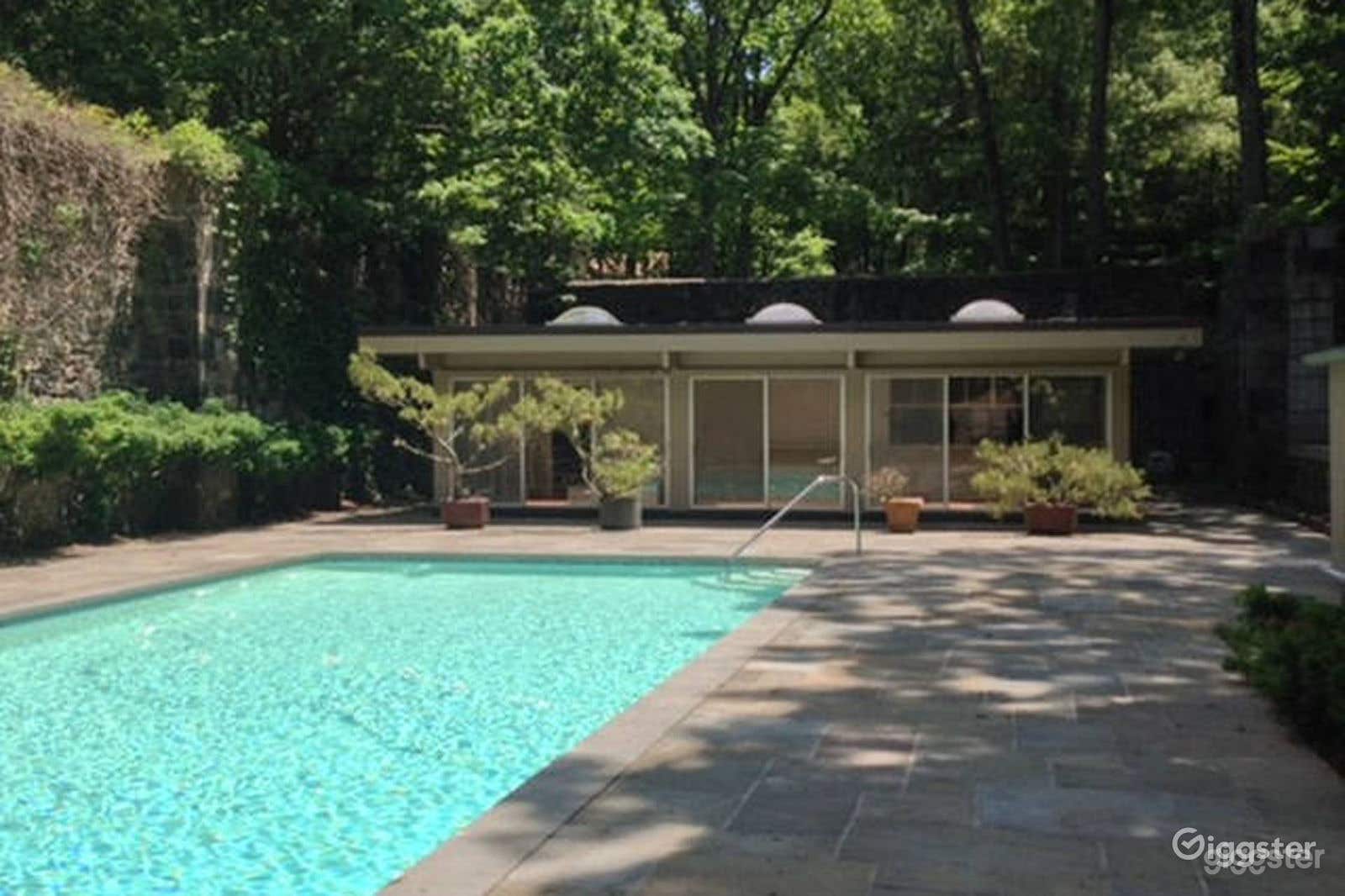 Modern Historic Pool House Photo 2