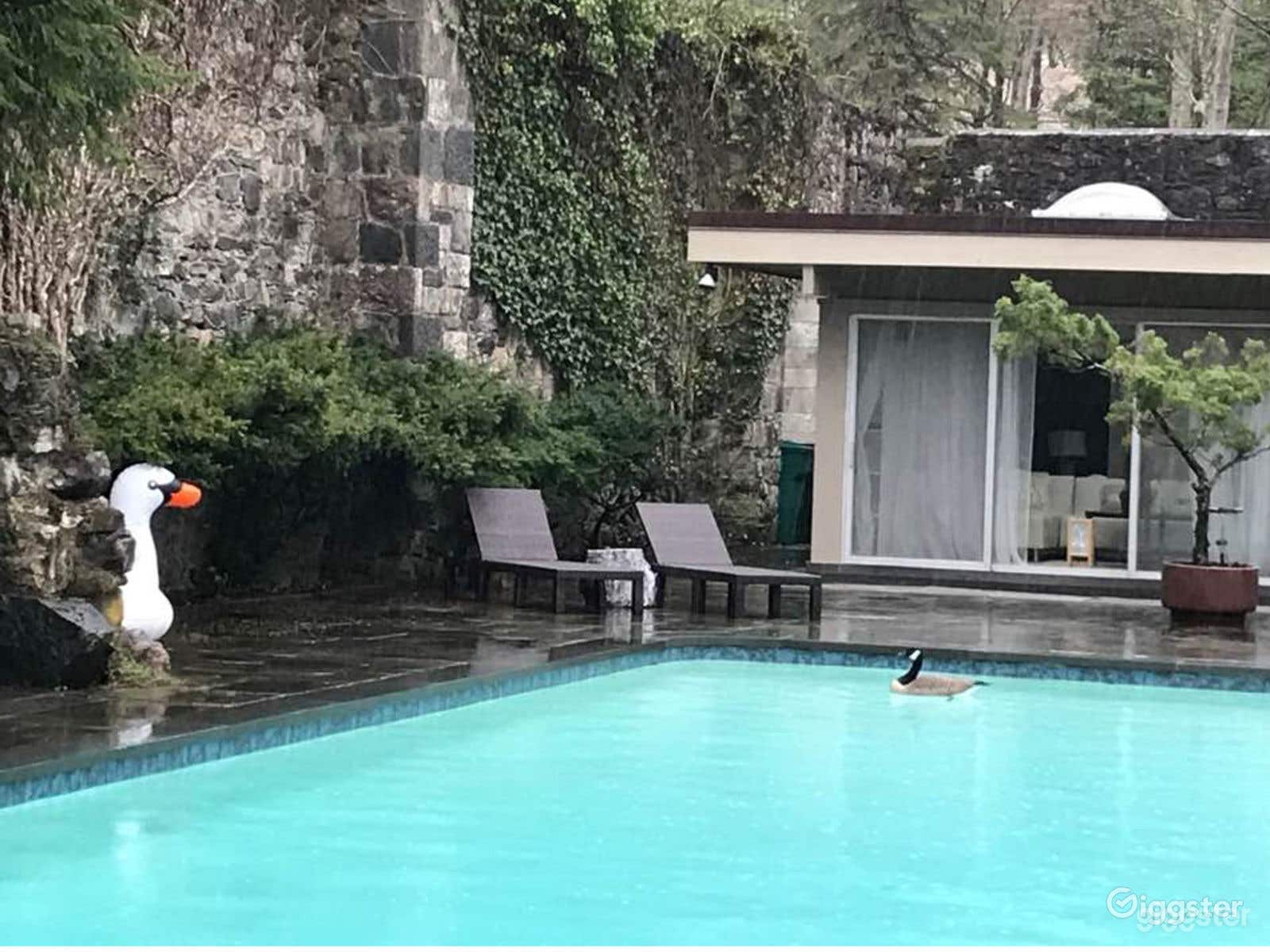 Modern Historic Pool House Photo 4