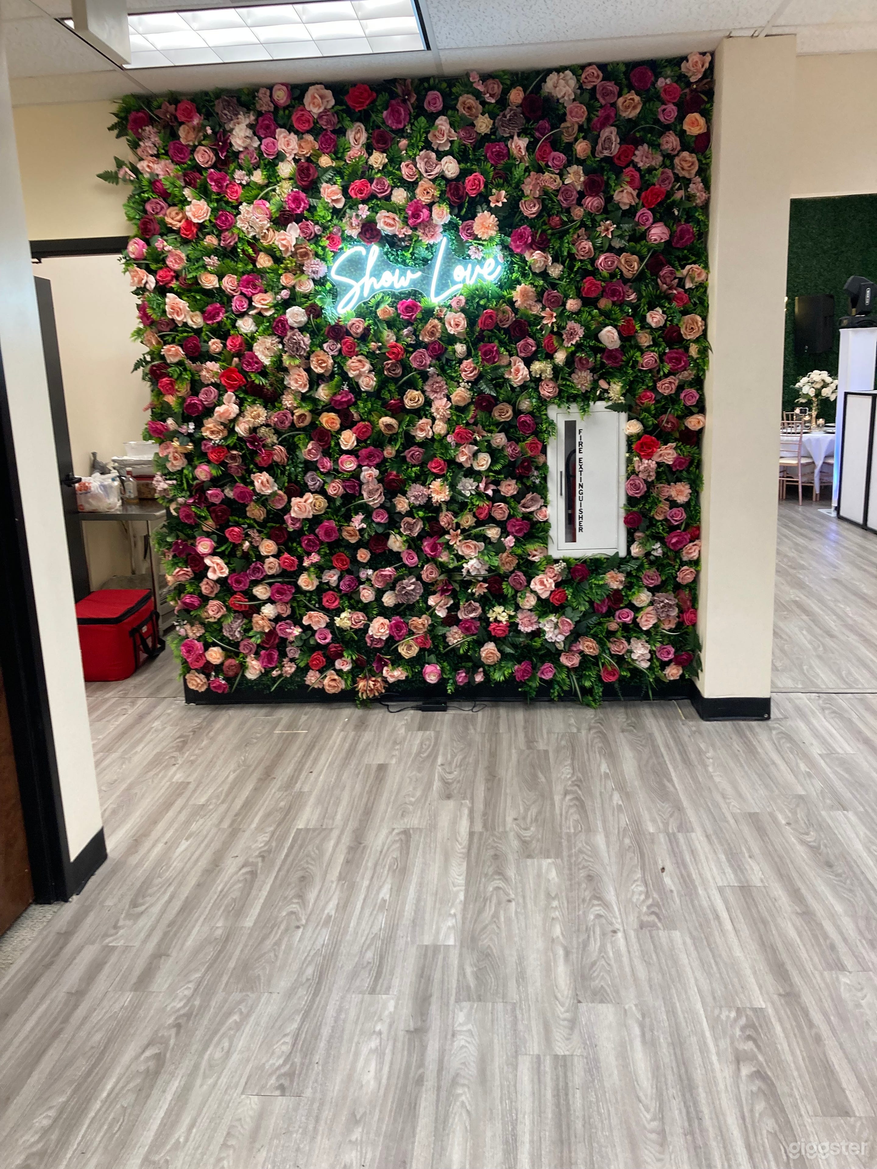 Wild for Pink Flower Wall