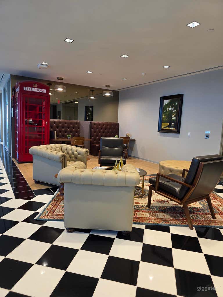  Eclectic Spacious Lobby 