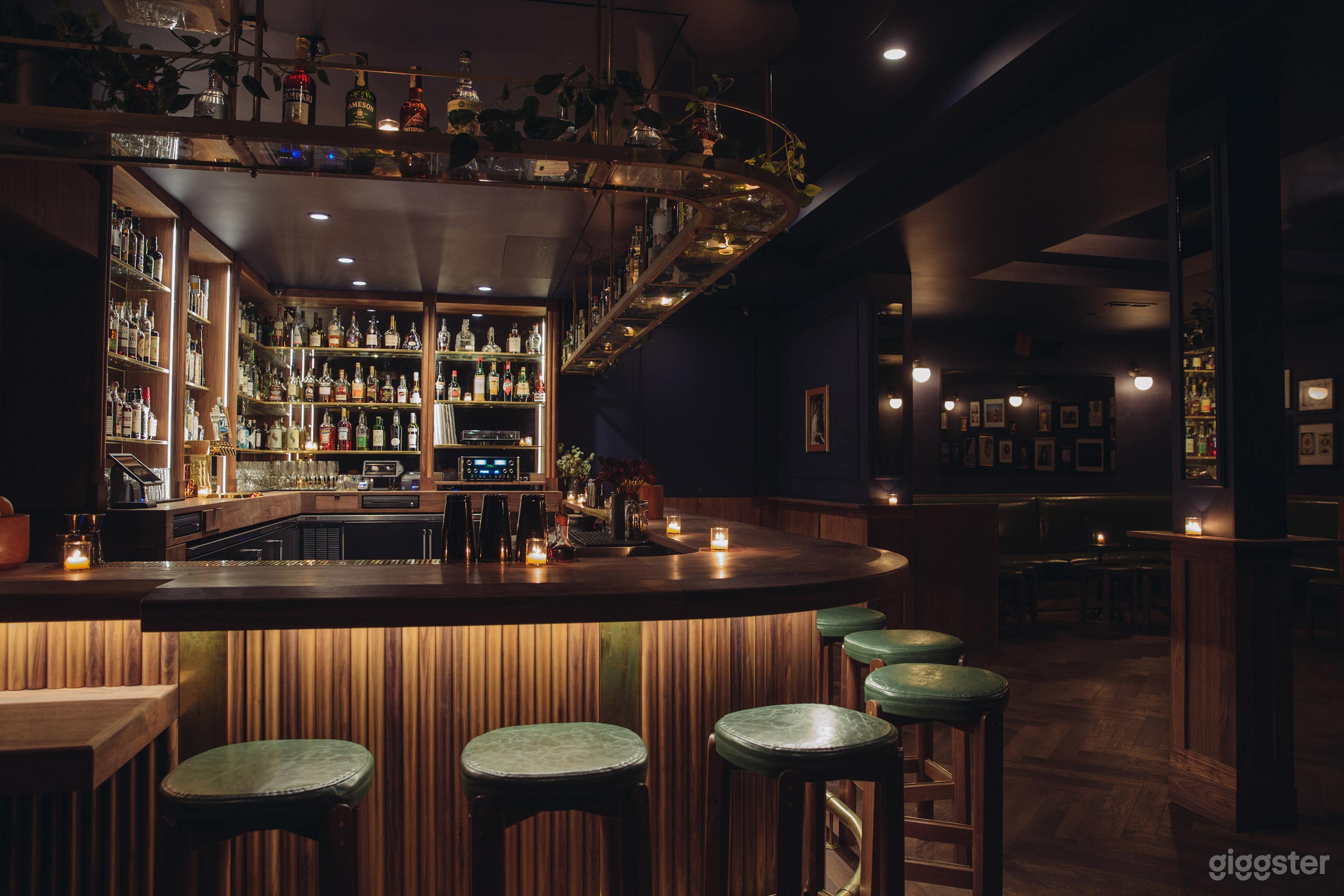 Beautiful Mid-Century Art Deco Cocktail Bar Photo 3