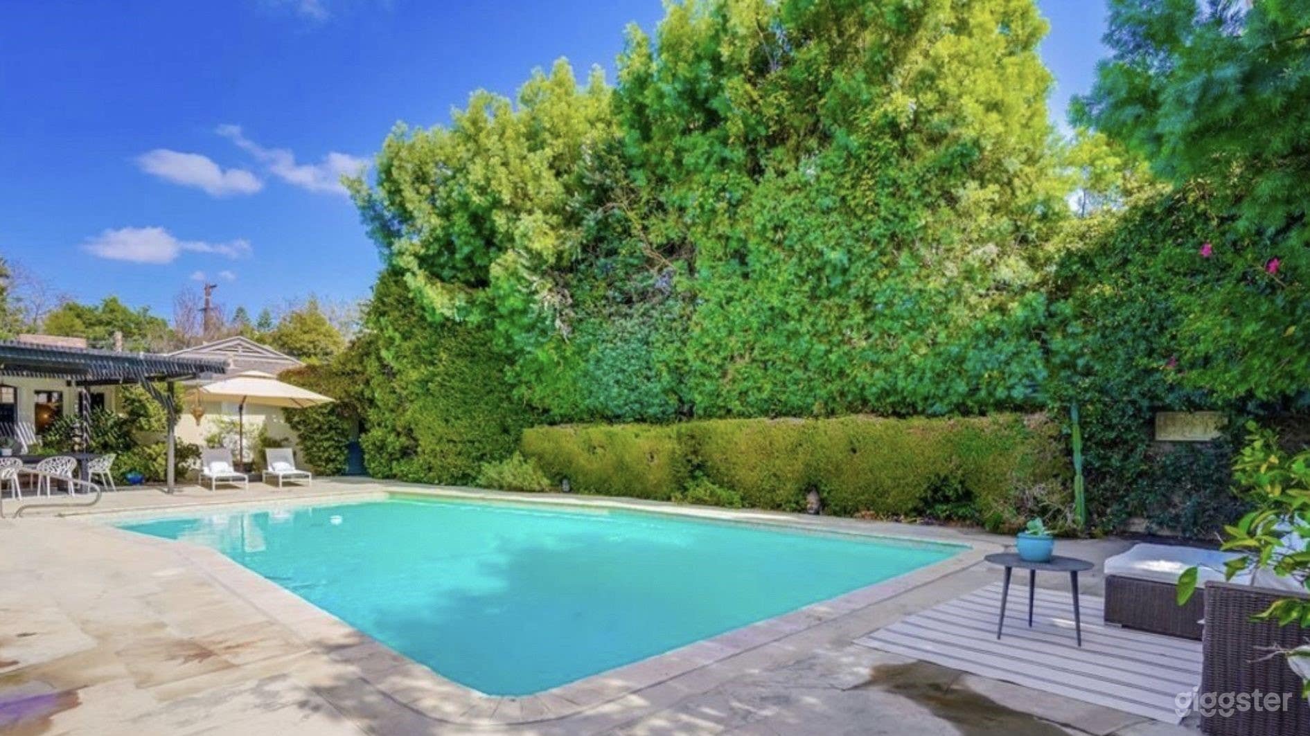 Breathtaking Pool in Mid-Century property ranch house Photo 2