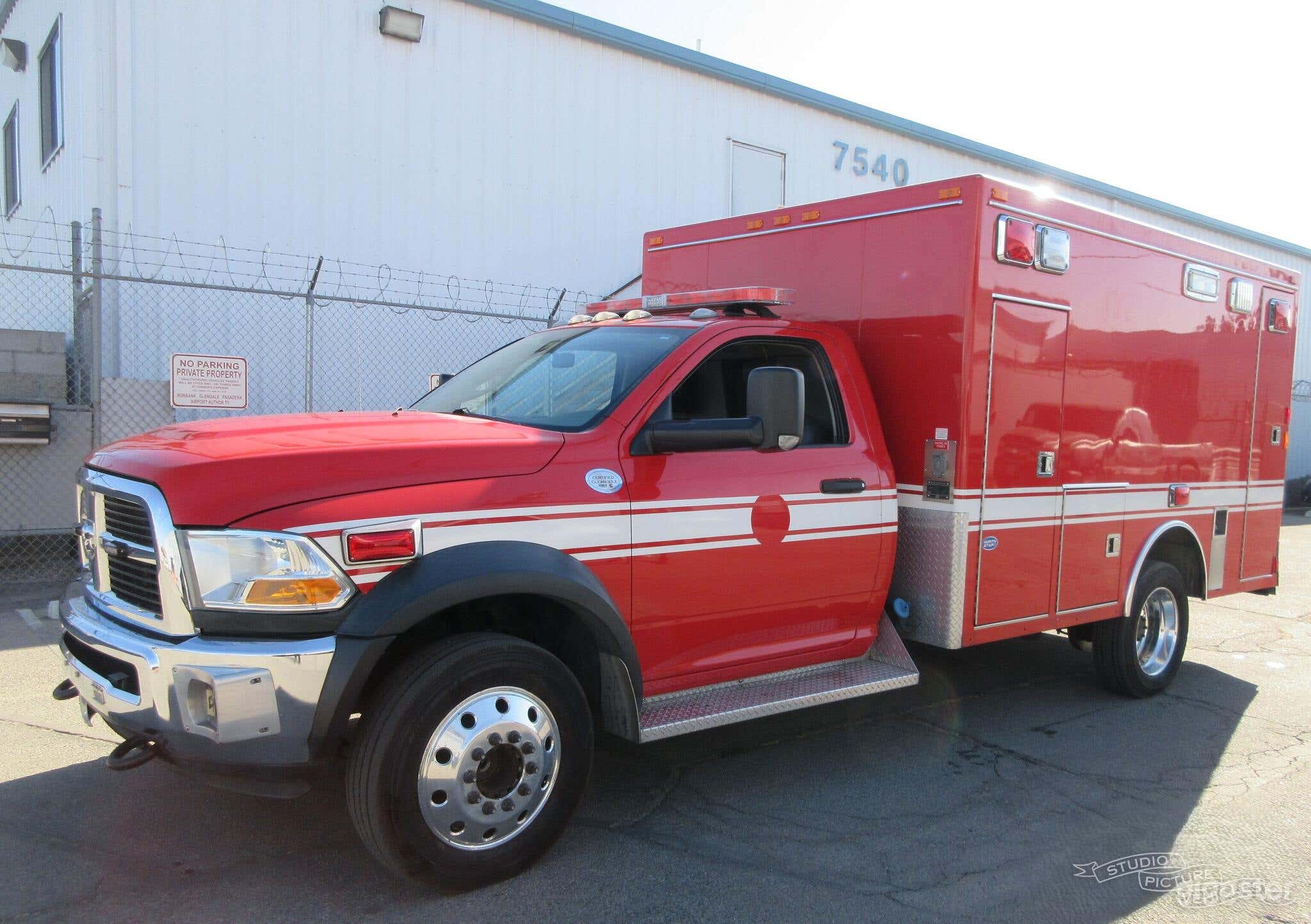 DODGE RAM 4500 AMBULANCE | Ambulance Film Rentals Photo 1