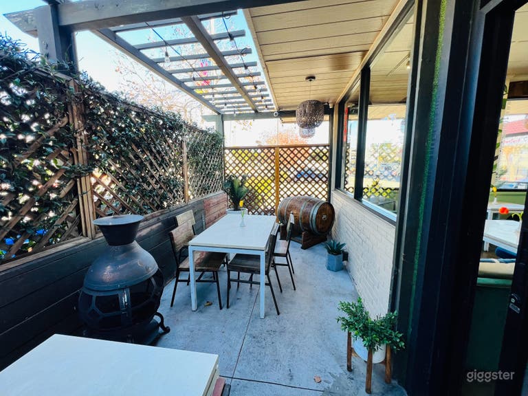  Spacious Outdoor Patio in Mediterranean Cuisine Restaurant 