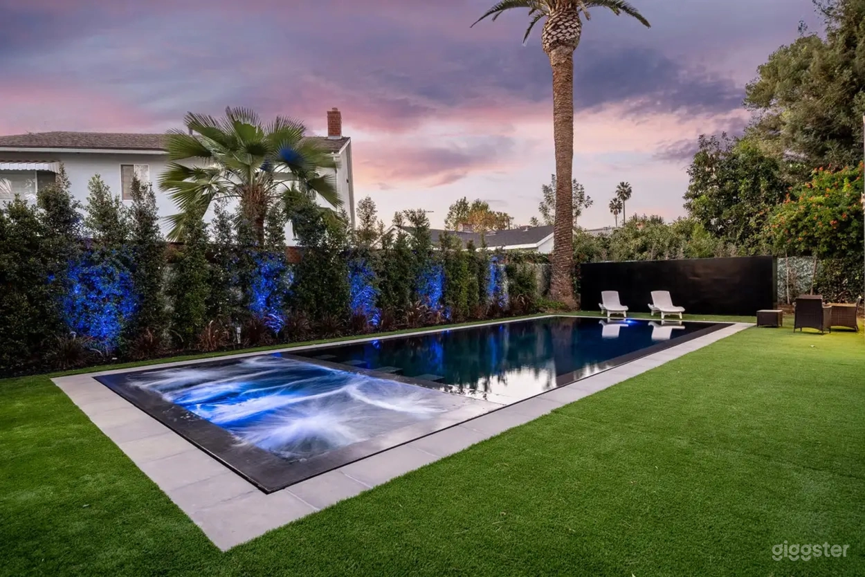 Luxury Modern Backyard Oasis Photo 1