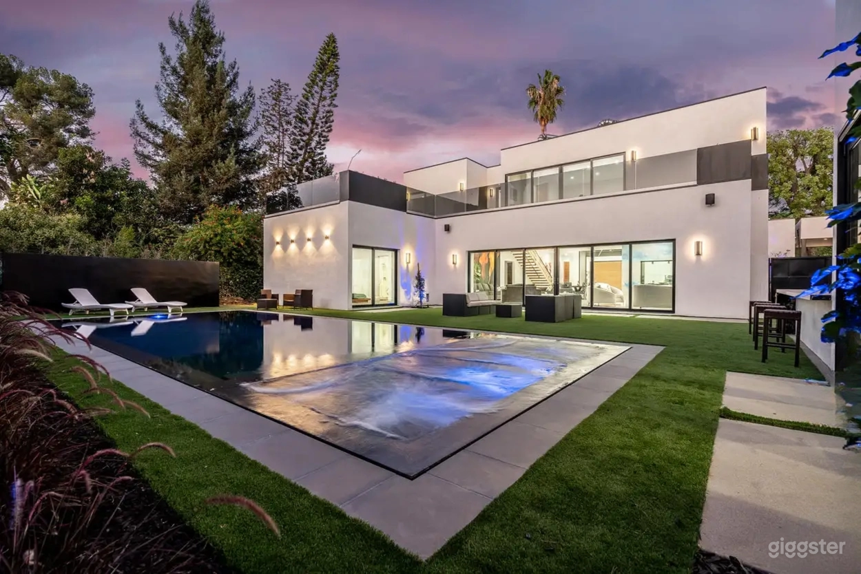 Luxury Modern Backyard Oasis Photo 4