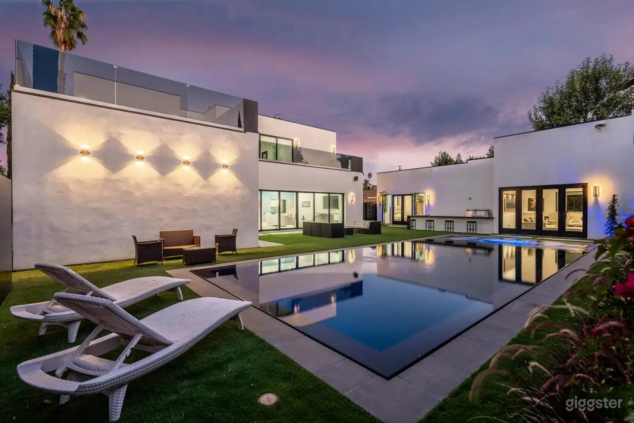 Luxury Modern Backyard Oasis Photo 2