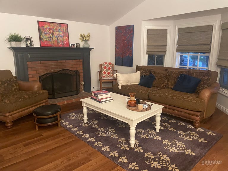  Warm home with large grass yard and pool 