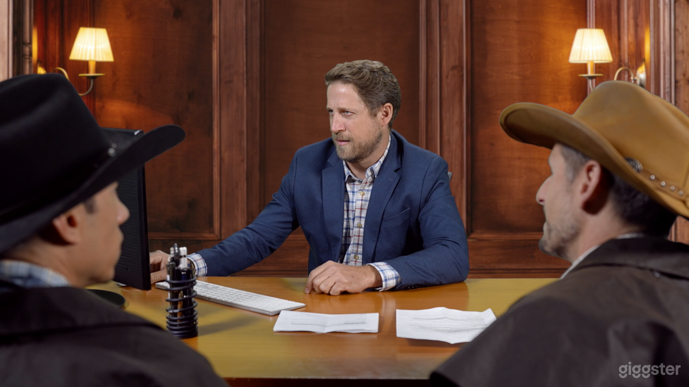 Filmed on green screen