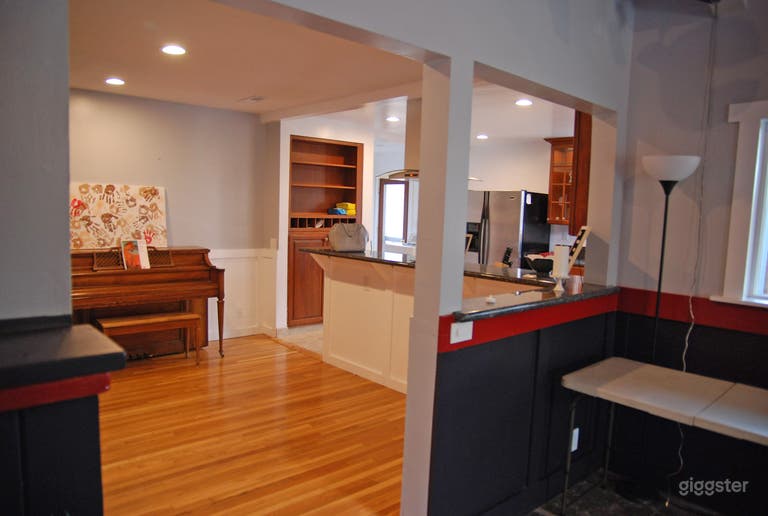  From Great Room, through Foyer, into Kitchen 