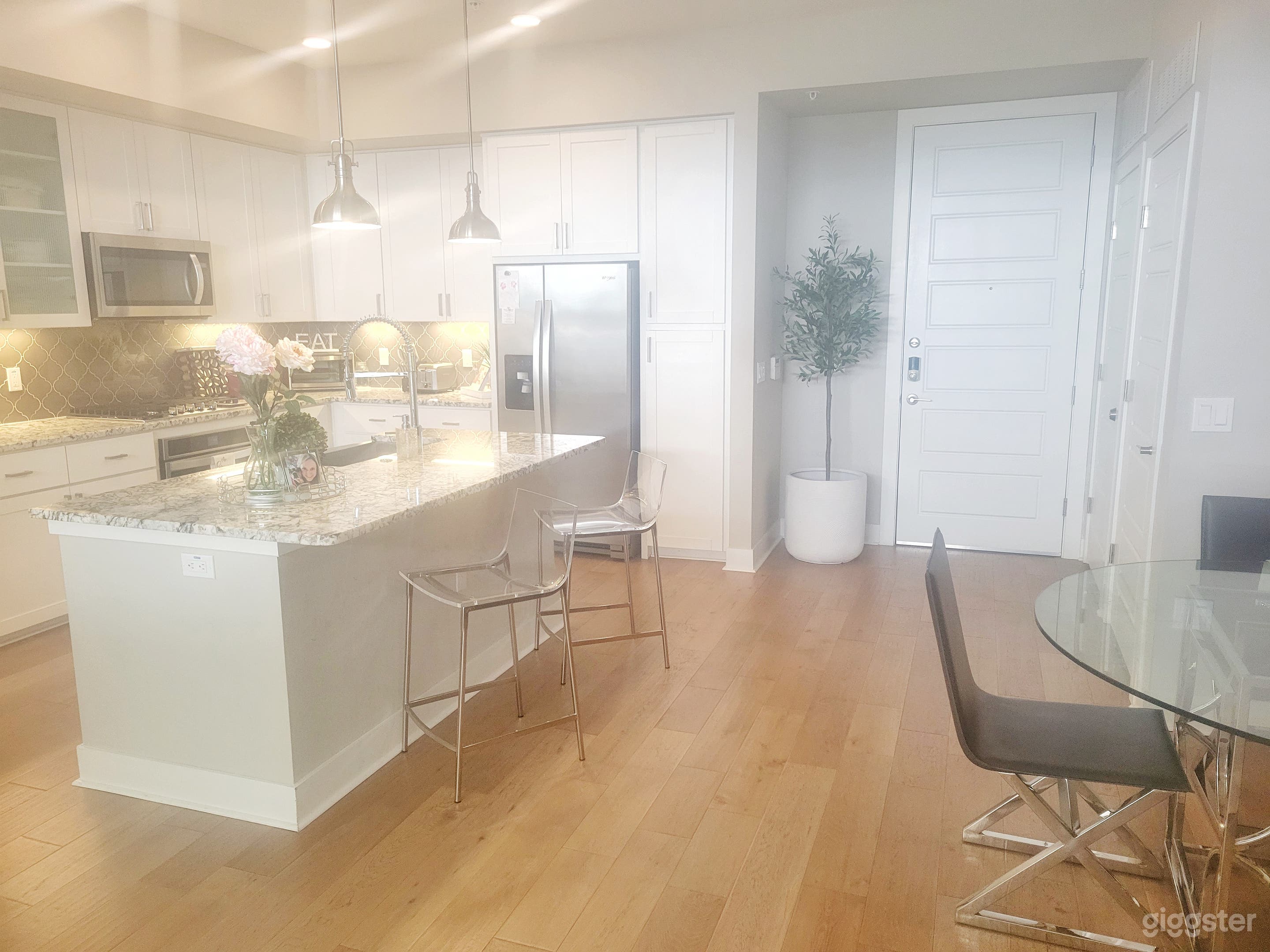 Primary booking space location 