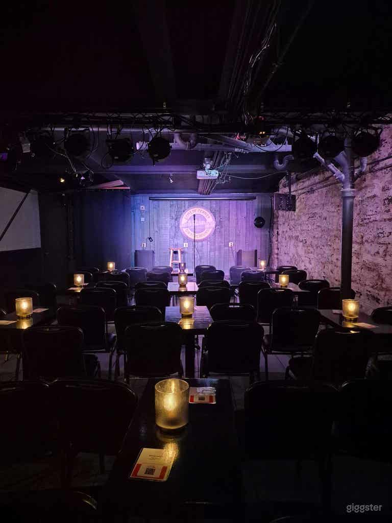  Fun small comedy club in the basement of a trendy NE bar 