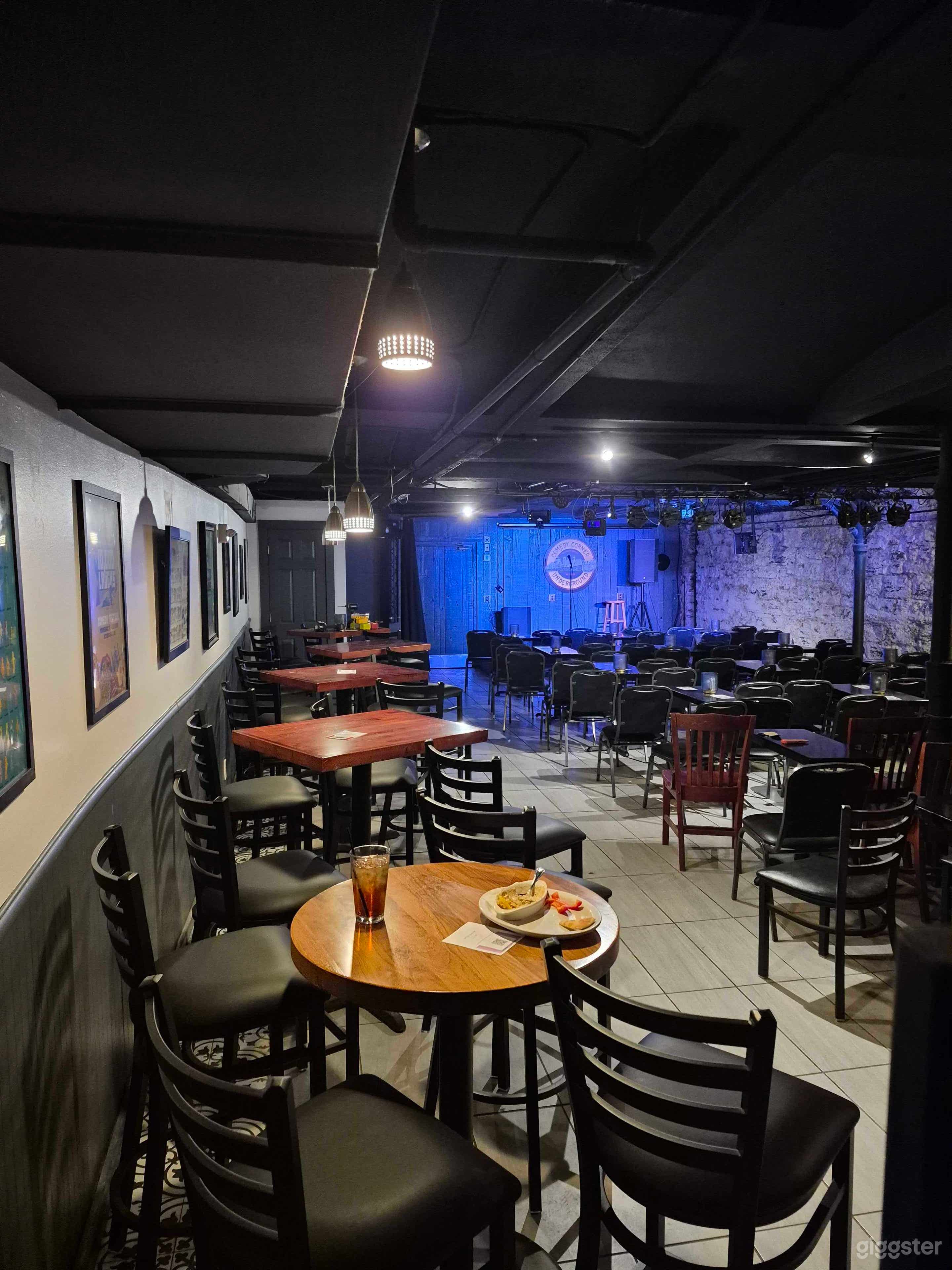 Fun small comedy club in the basement of a trendy NE bar Photo 1
