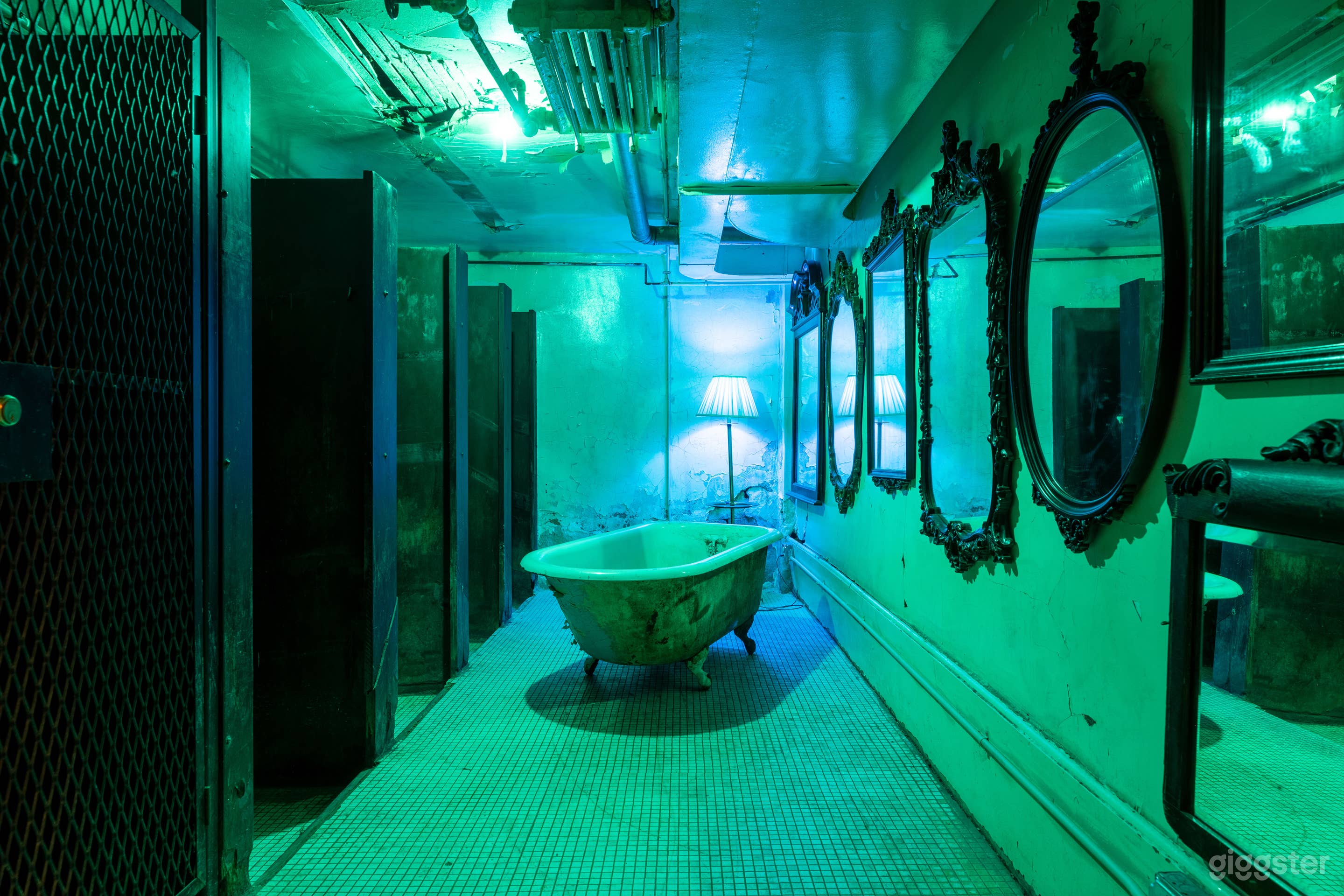 Raw Historic Surreal Locker Room Photo 2