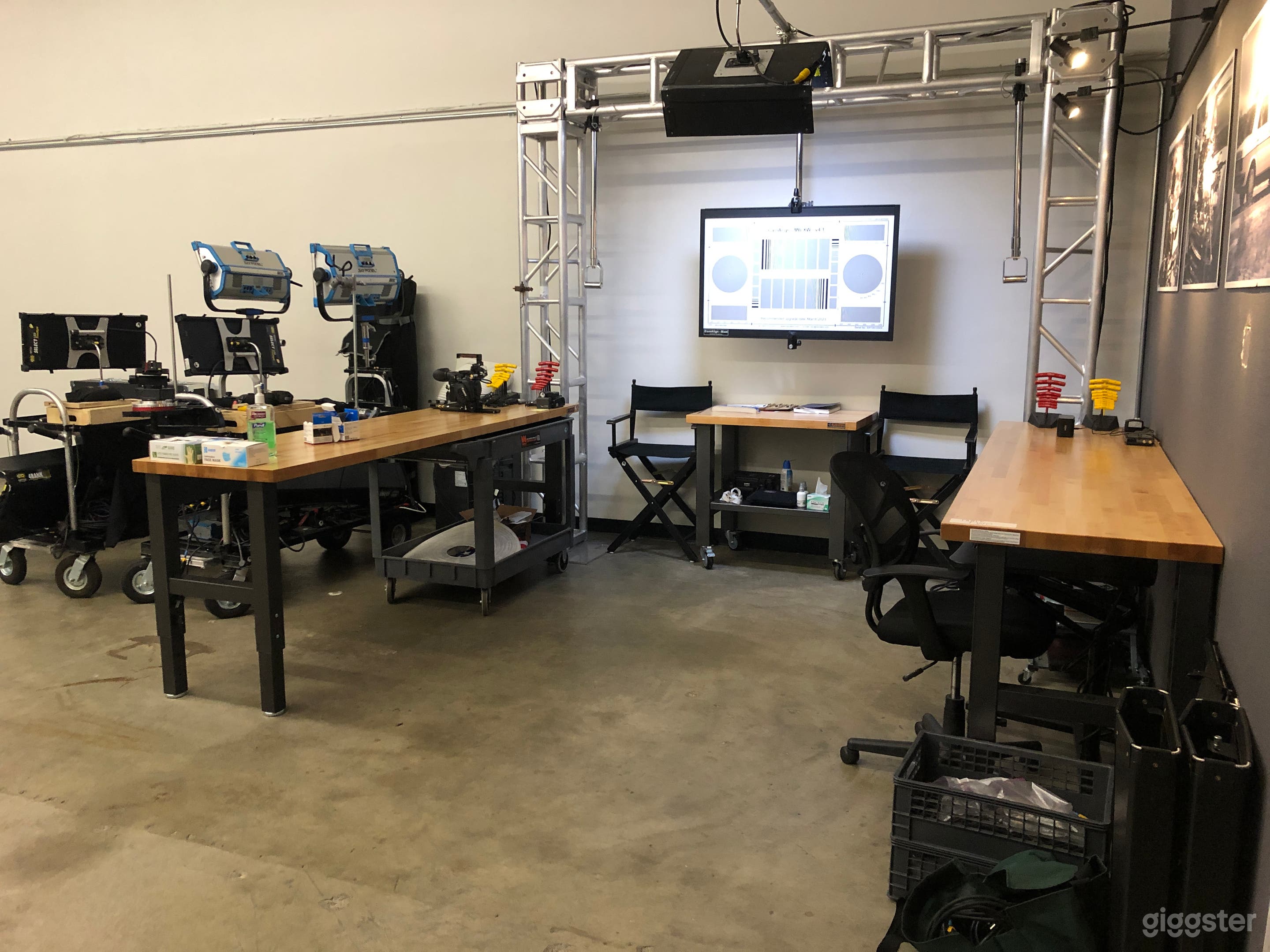 Our Prep Floor. Can be moved as needed.