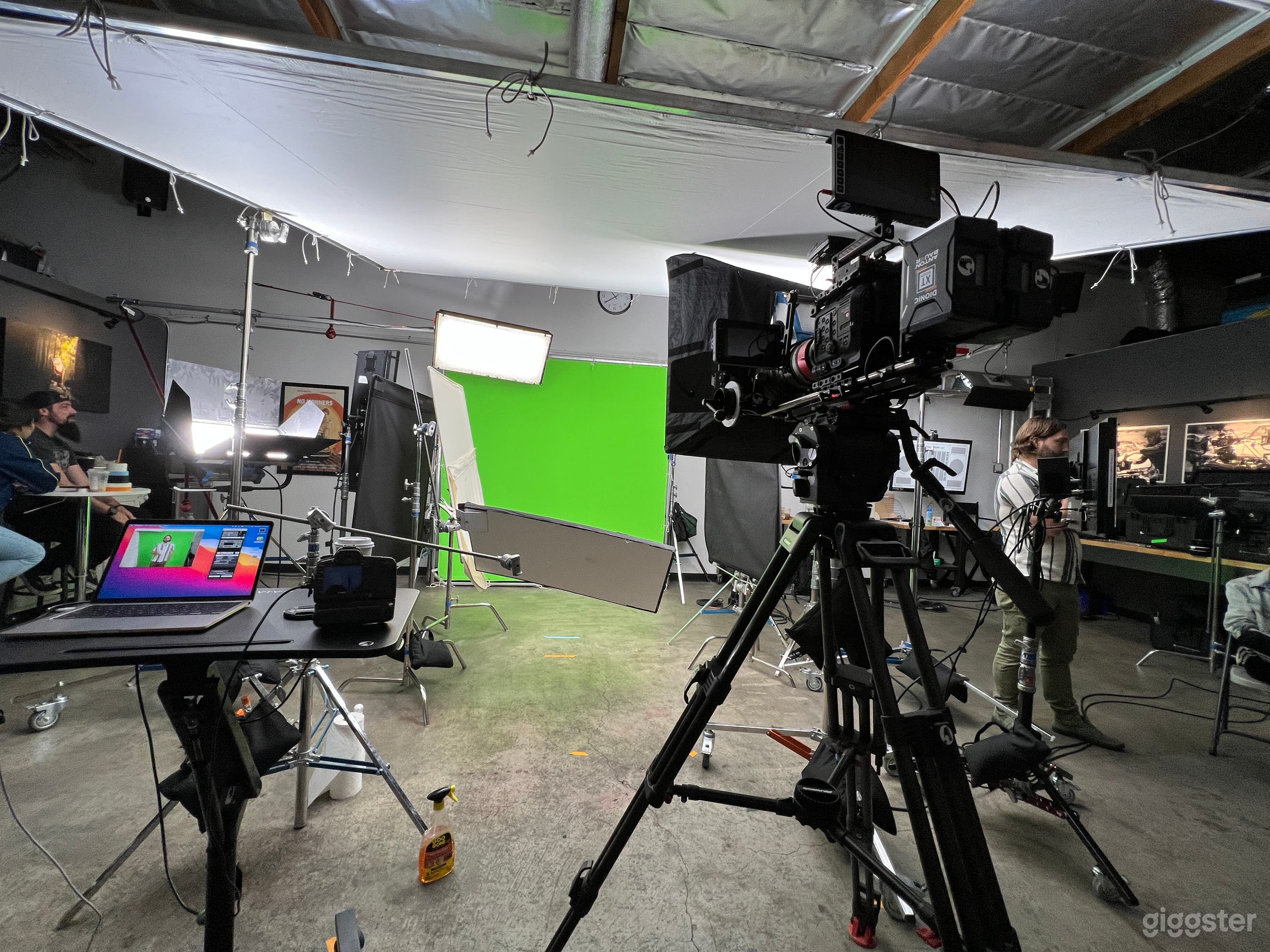 Another Green Screen Setup we did.