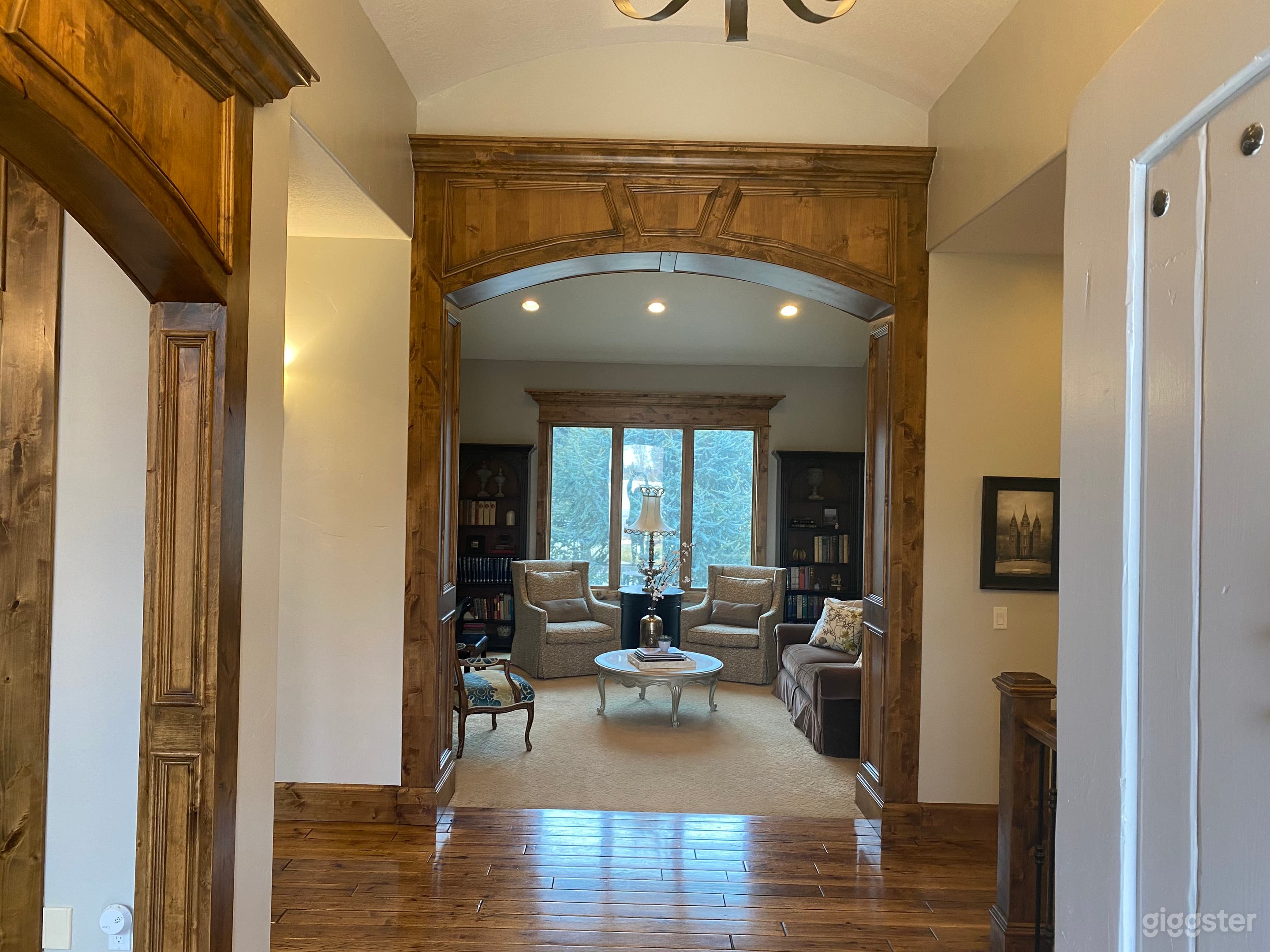 View from the entry/front door. 