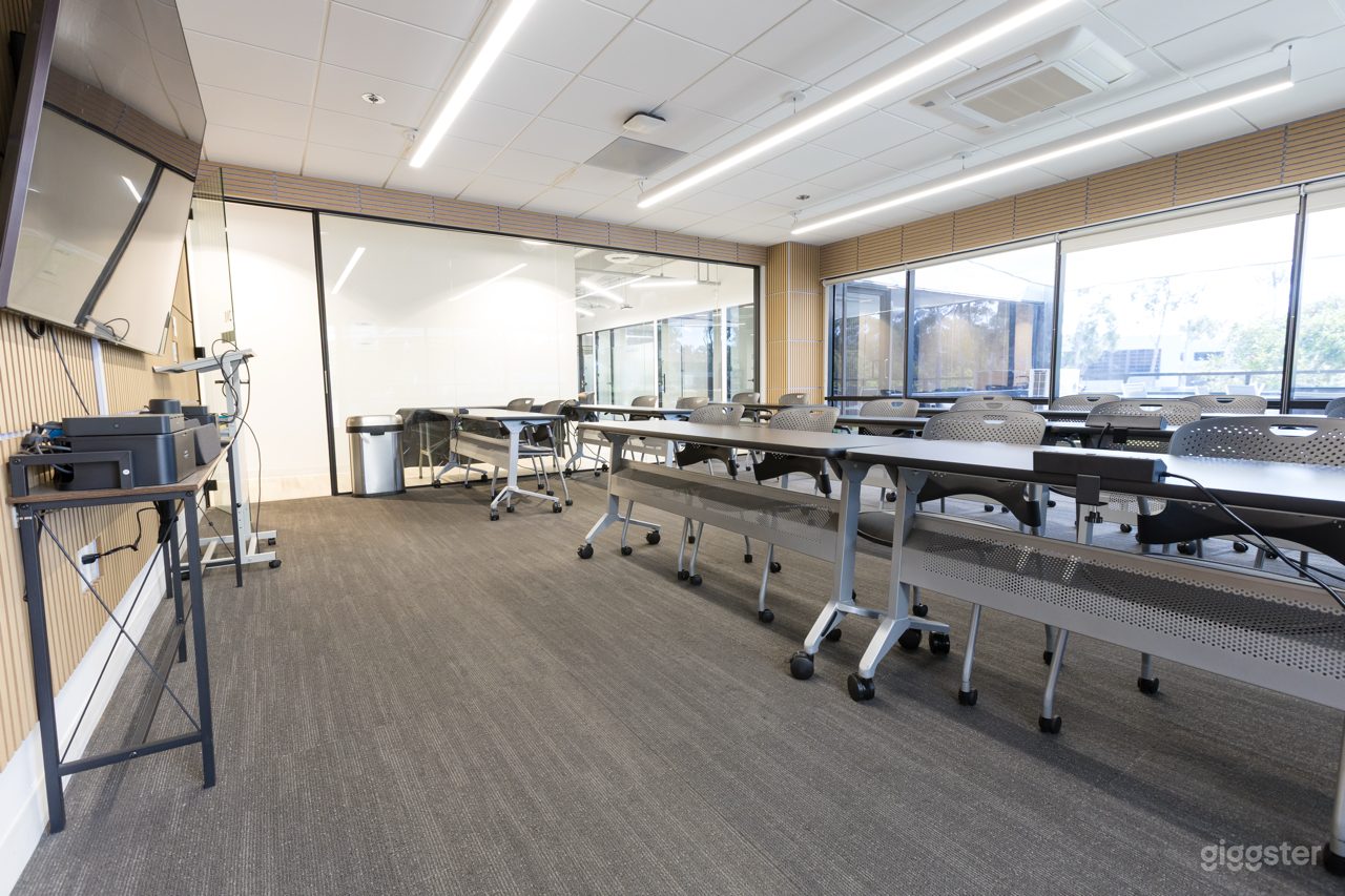 Modern Training Room with Private Balcony Photo 3