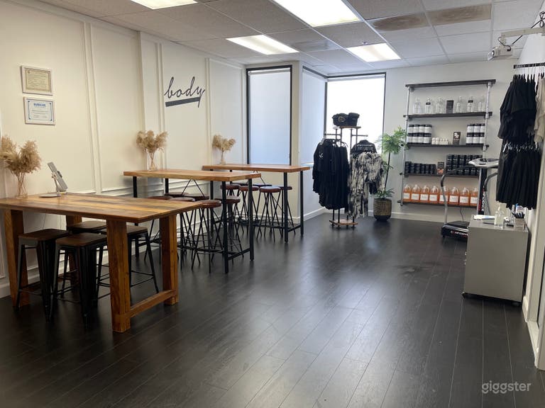  Main Training Space with 3 tables and seating for 18 